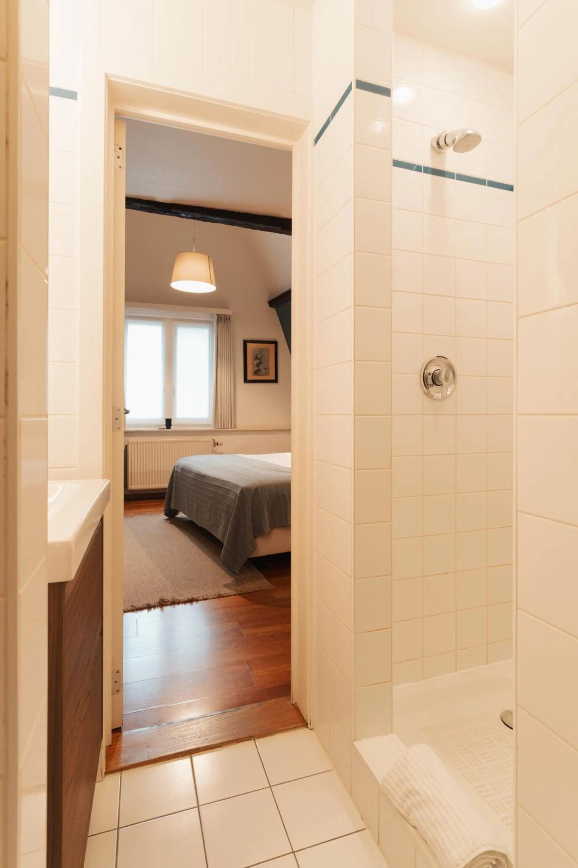 Bathroom, Bed in Boutique Hotel Malleberg