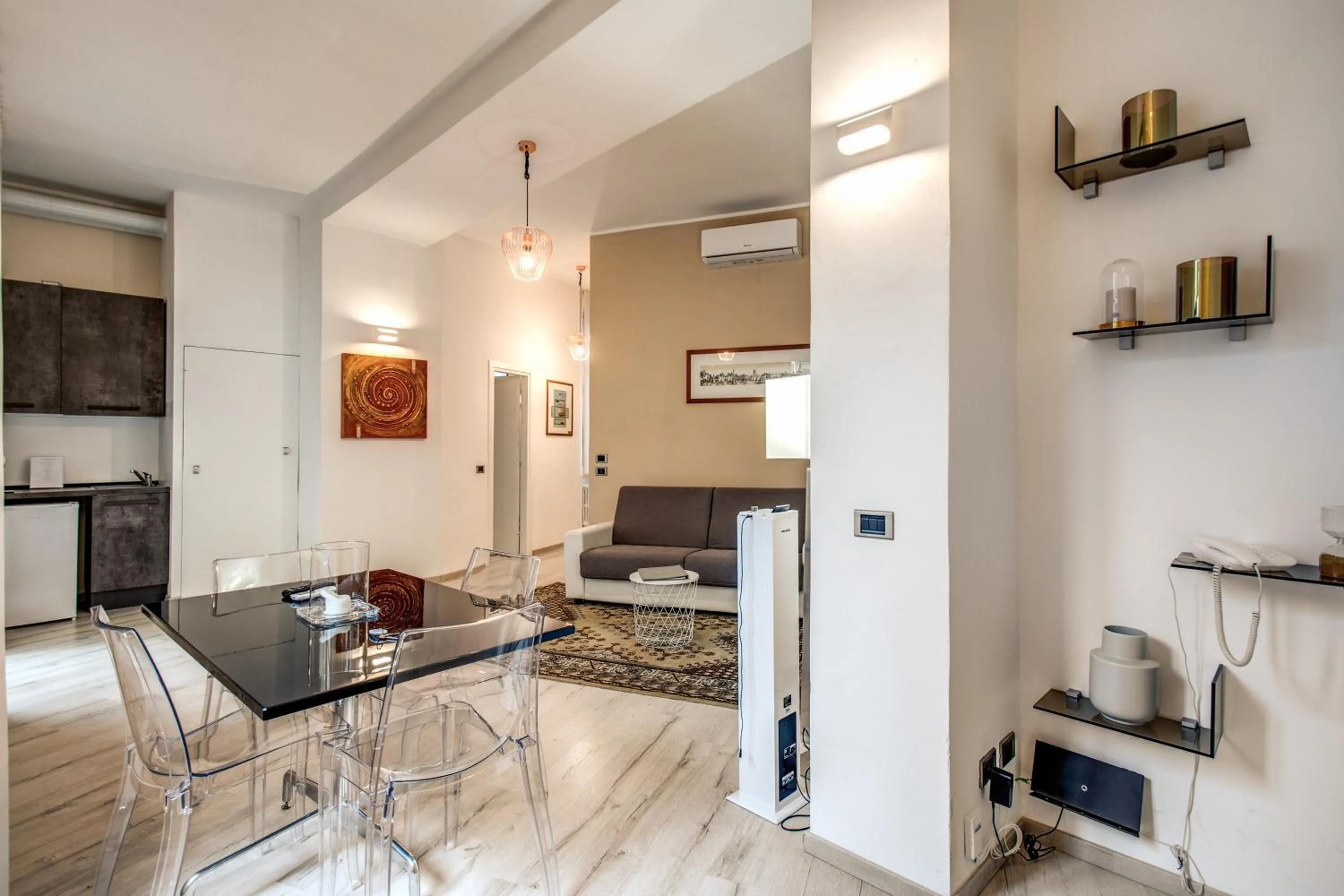 Kitchen or kitchenette in Suite Santa Tecla