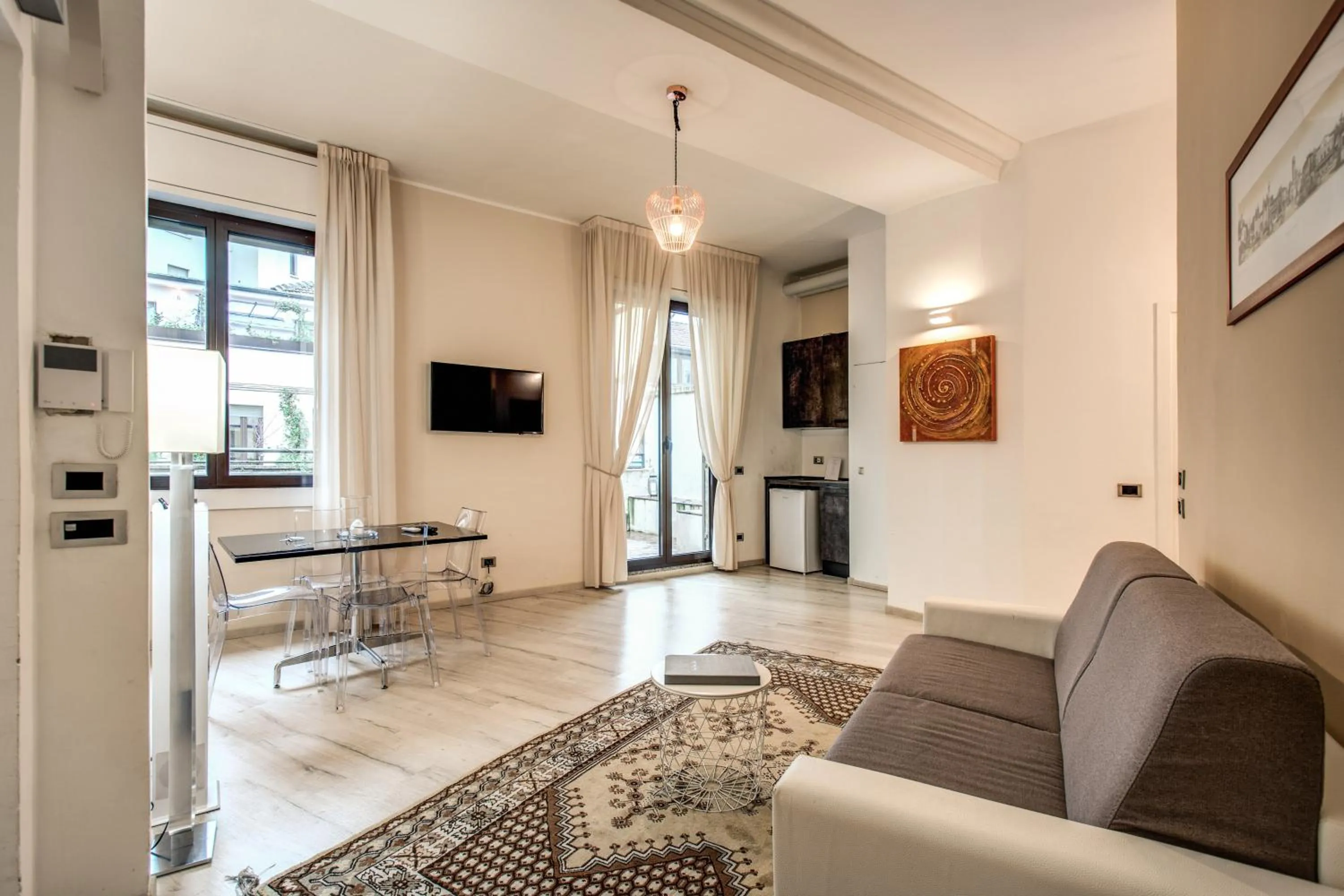 Living room in Suite Santa Tecla