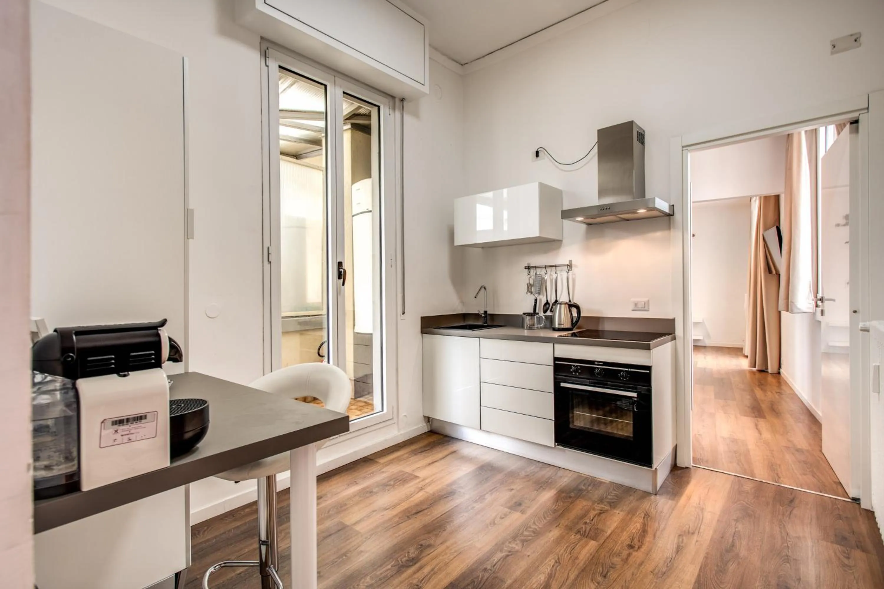 Kitchen or kitchenette in Suite Santa Tecla