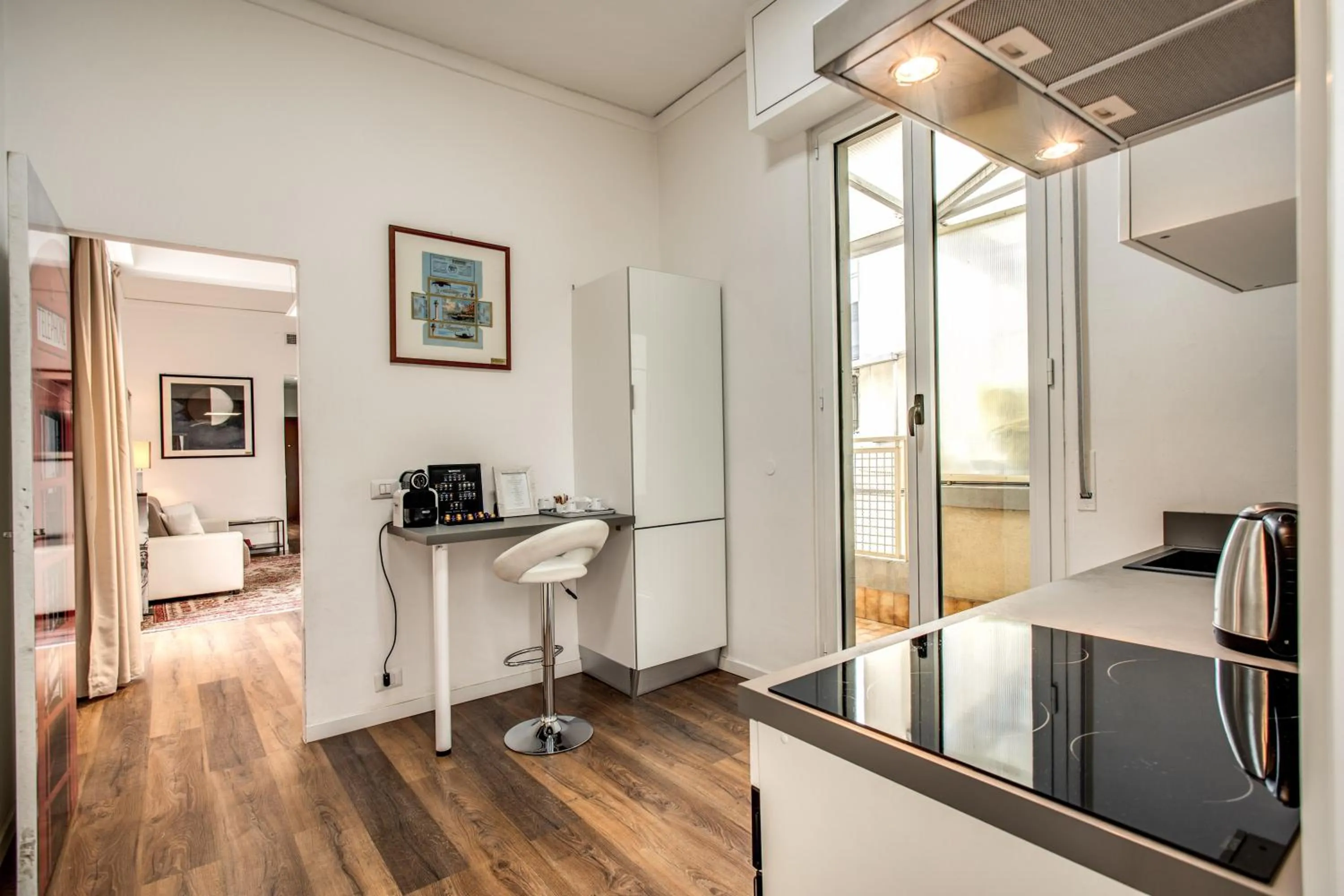 Kitchen or kitchenette in Suite Santa Tecla