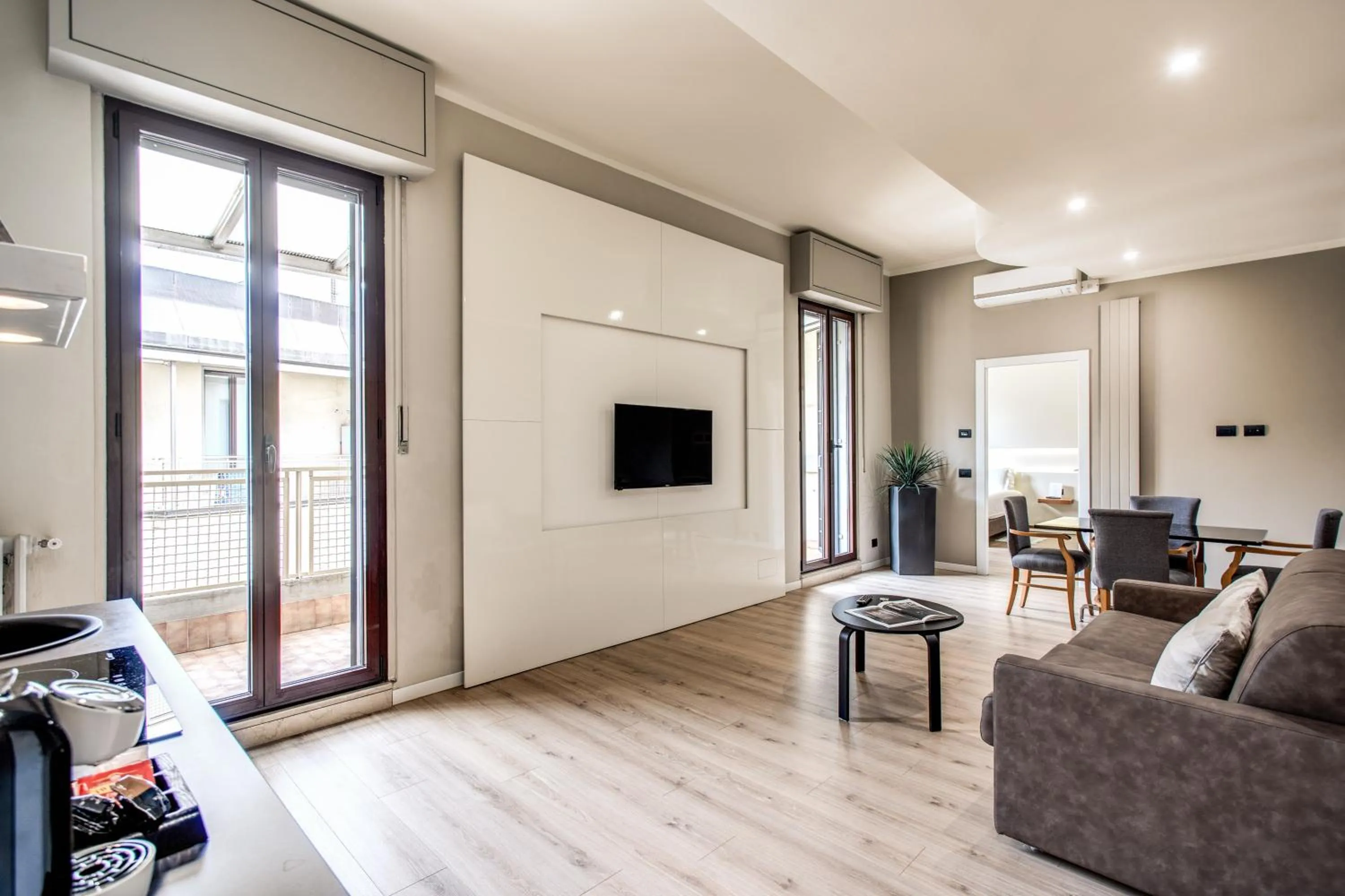 Living room in Suite Santa Tecla