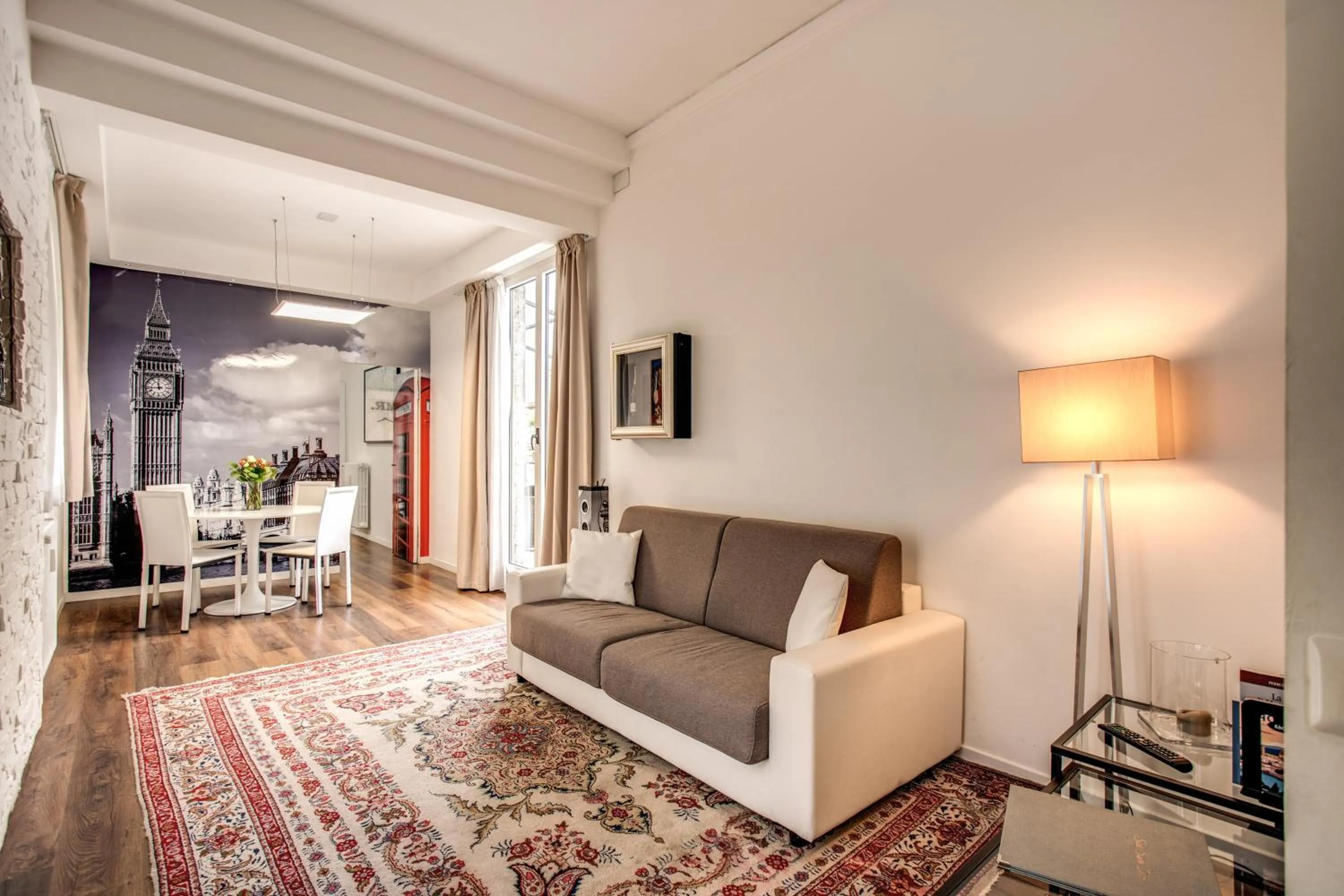 Living room in Suite Santa Tecla