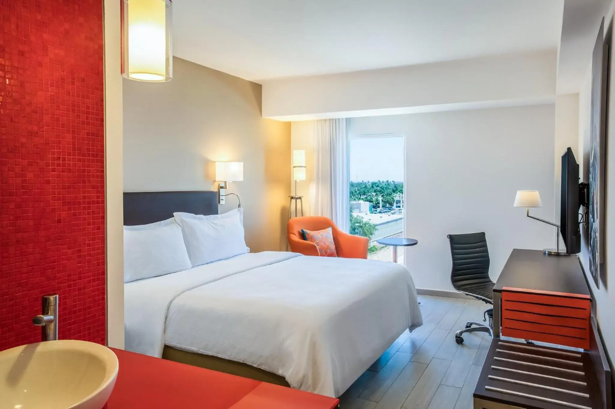 Photo of the whole room, Bed in Fiesta Inn Los Mochis Photo of the whole room, Bed in Fiesta Inn Los Mochis