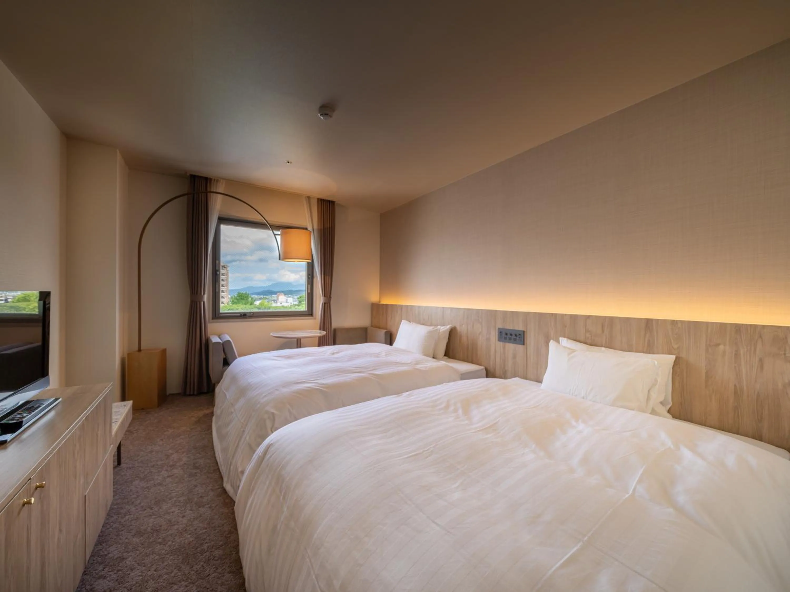 Photo of the whole room, Bed in Hotel Flags Isahaya Nagasaki