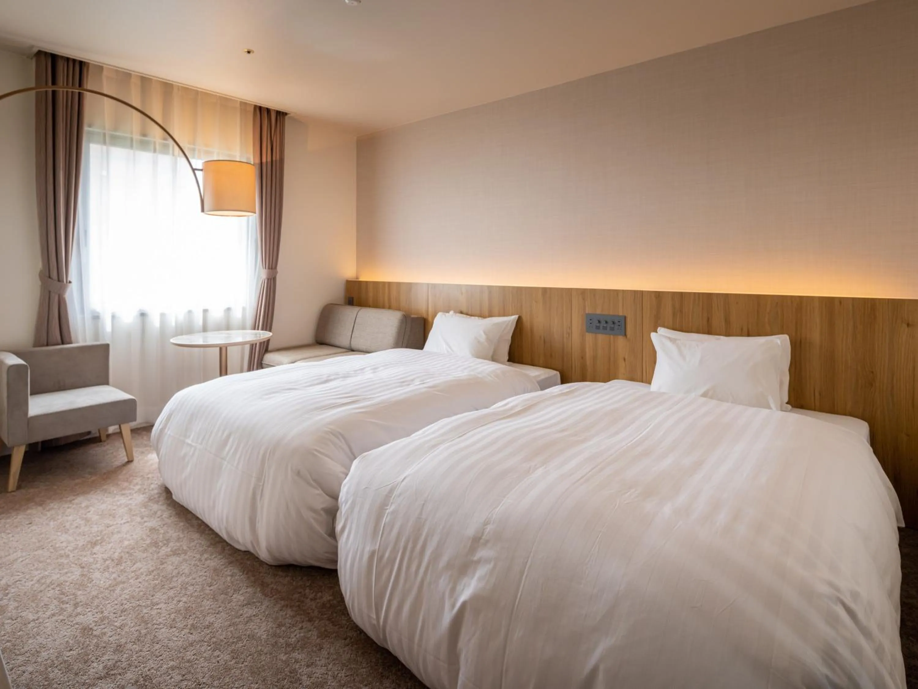 Photo of the whole room, Bed in Hotel Flags Isahaya Nagasaki