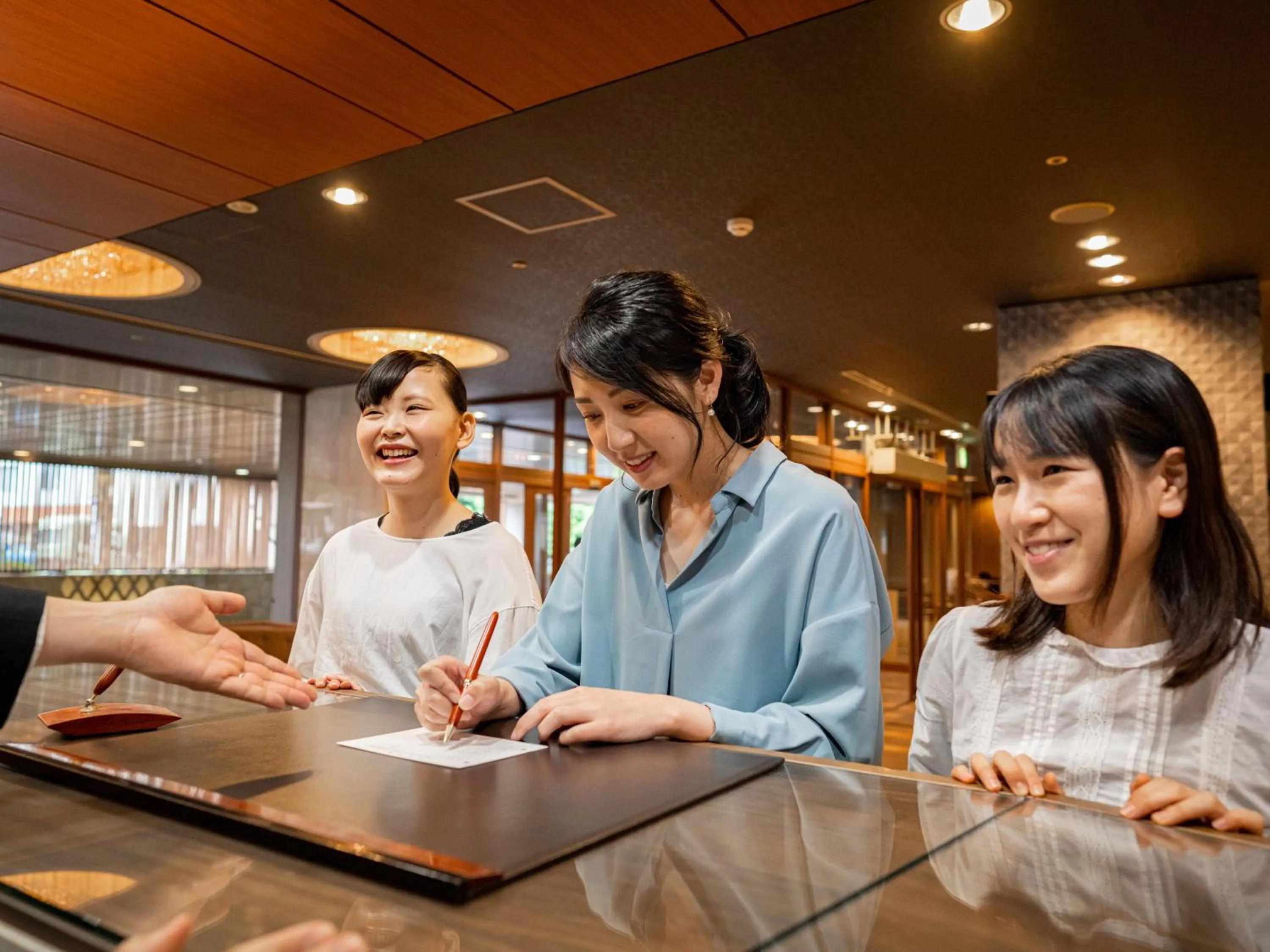 group of guests in Hotel Flags Isahaya Nagasaki