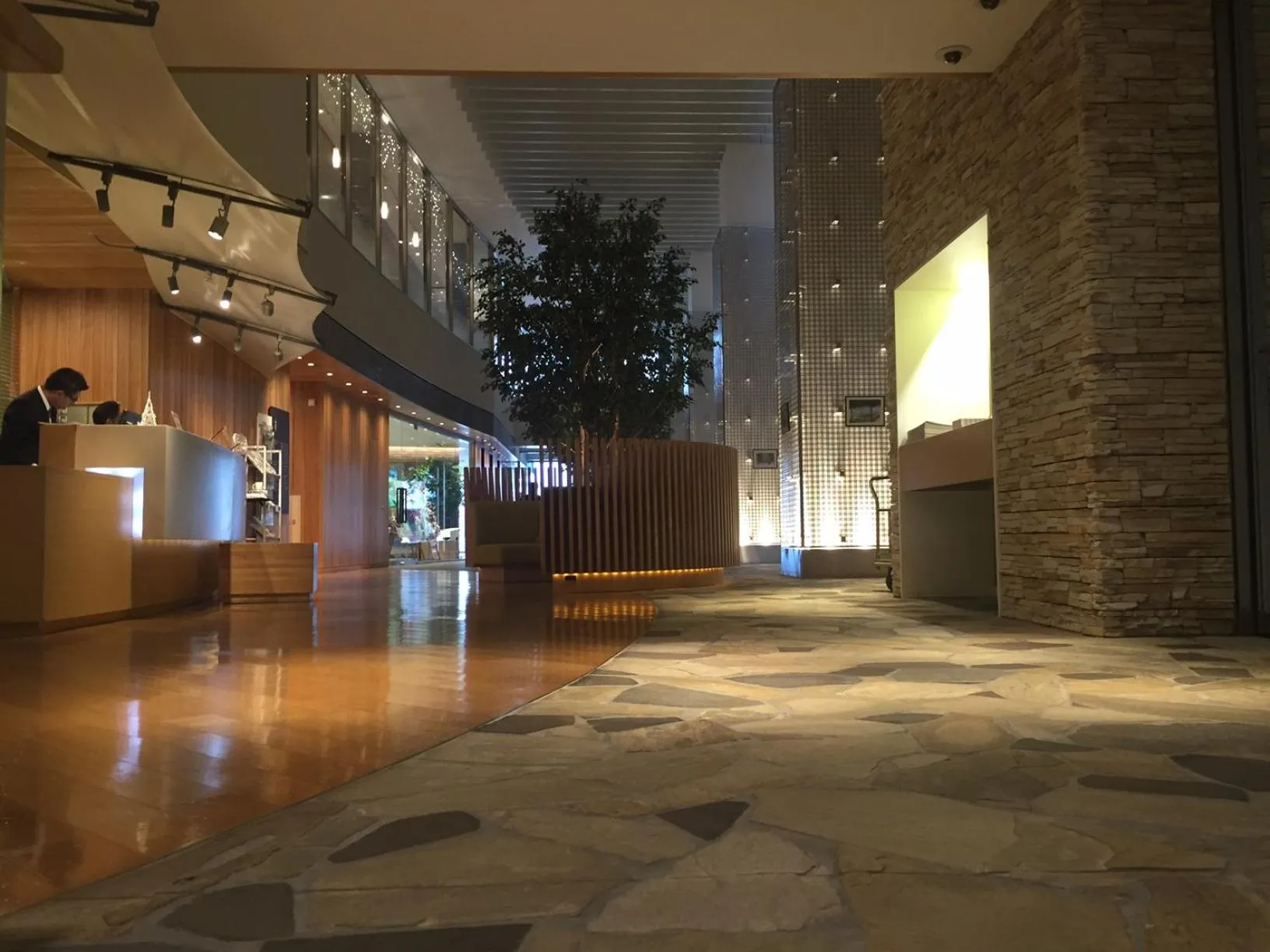 Lobby or reception in Tenza Hotel at Sendai Station