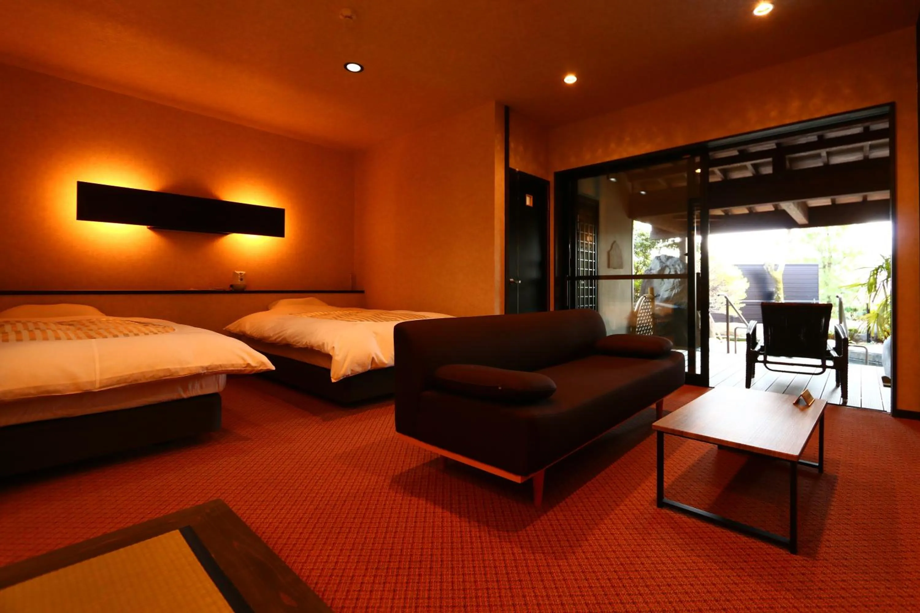 Living room, Bed in Uedaya