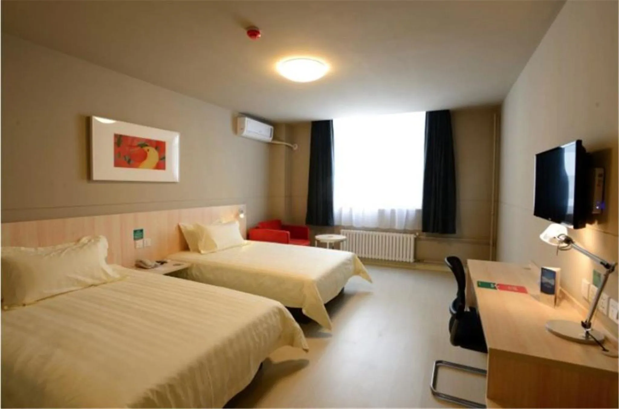 Bed in Jinjiang Inn Wenshang Government Branch