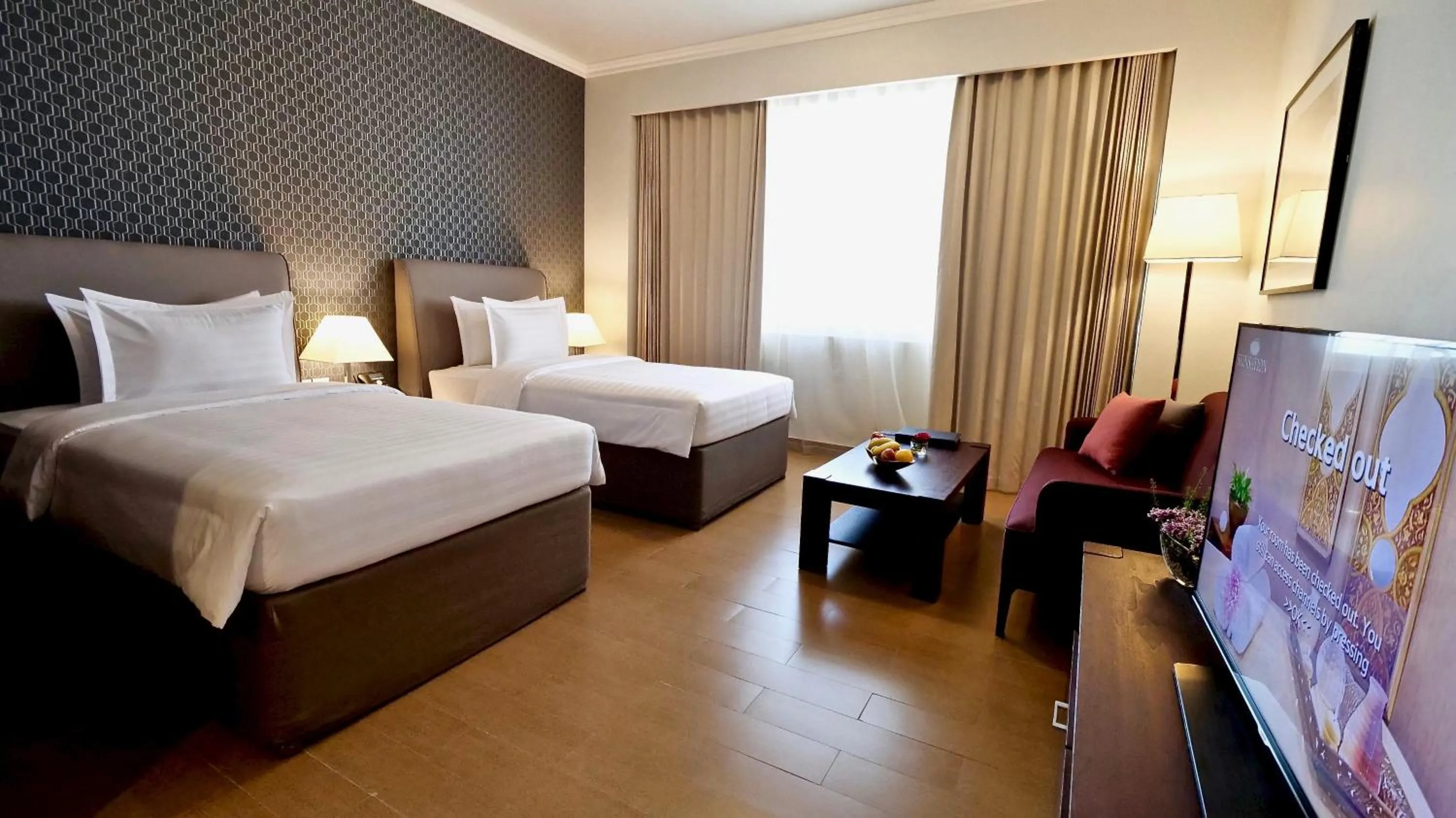 Photo of the whole room, Bed in The Curve Hotel