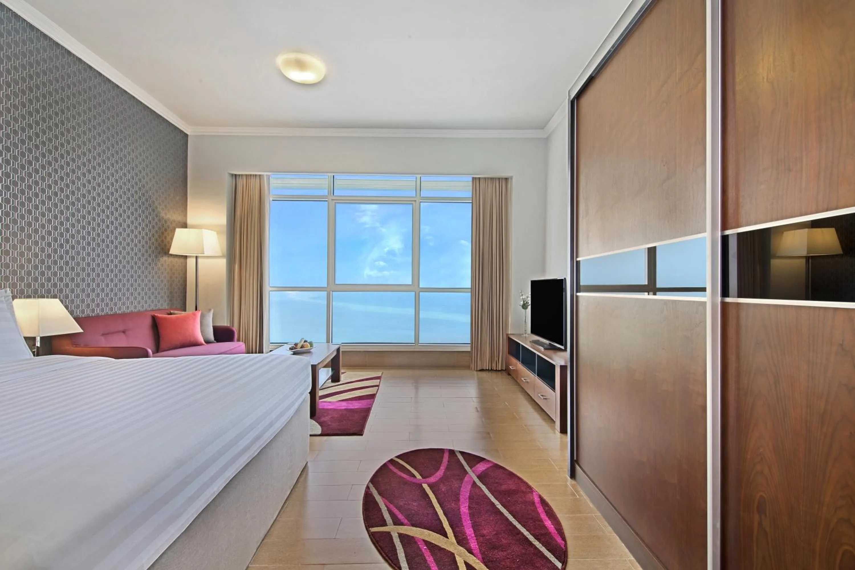 TV and multimedia, Bed in The Curve Hotel