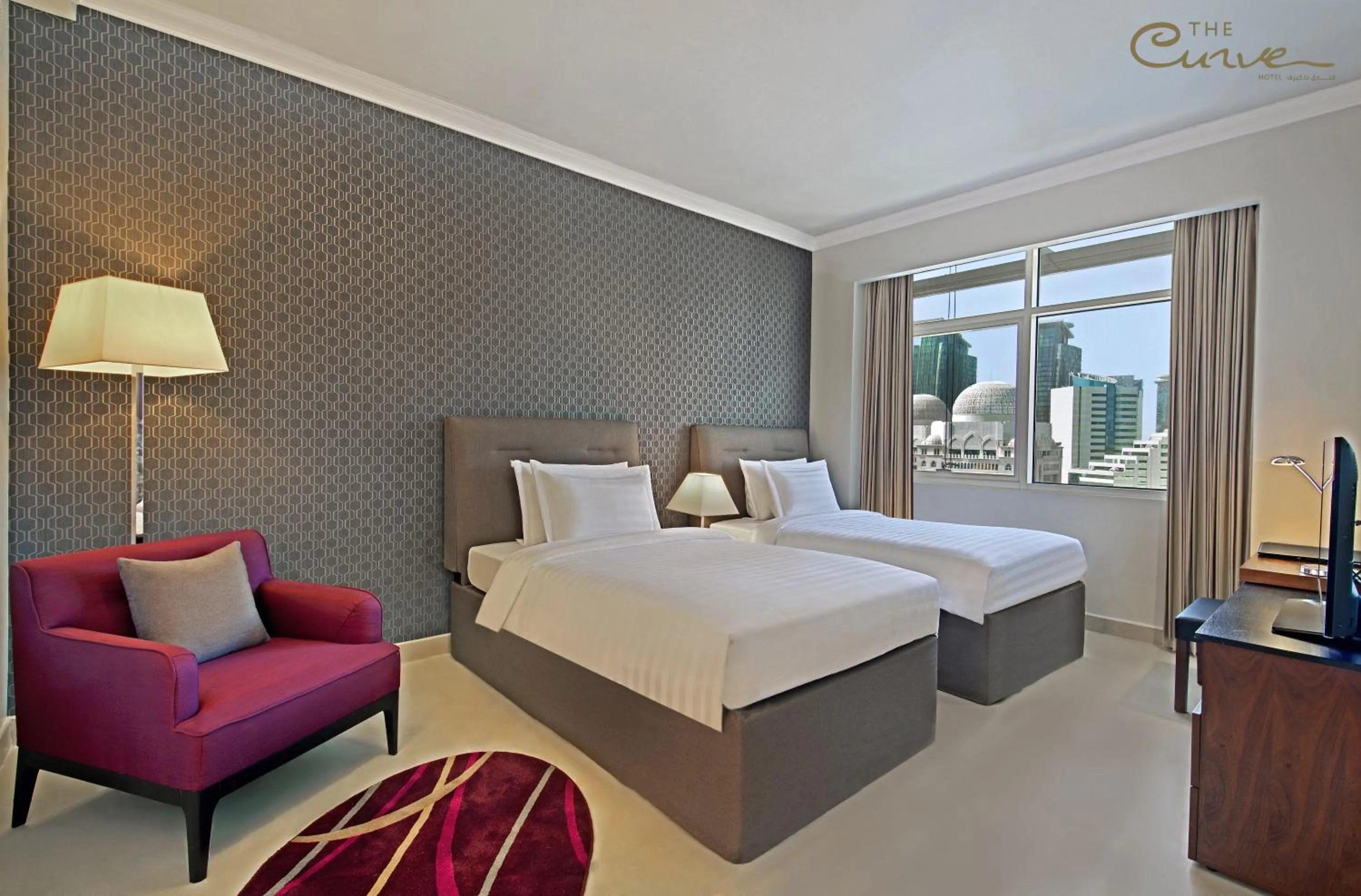 Bed in The Curve Hotel