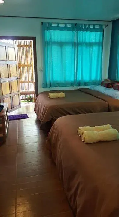 Bed in JJ at Chiangkhan Bed in JJ at Chiangkhan