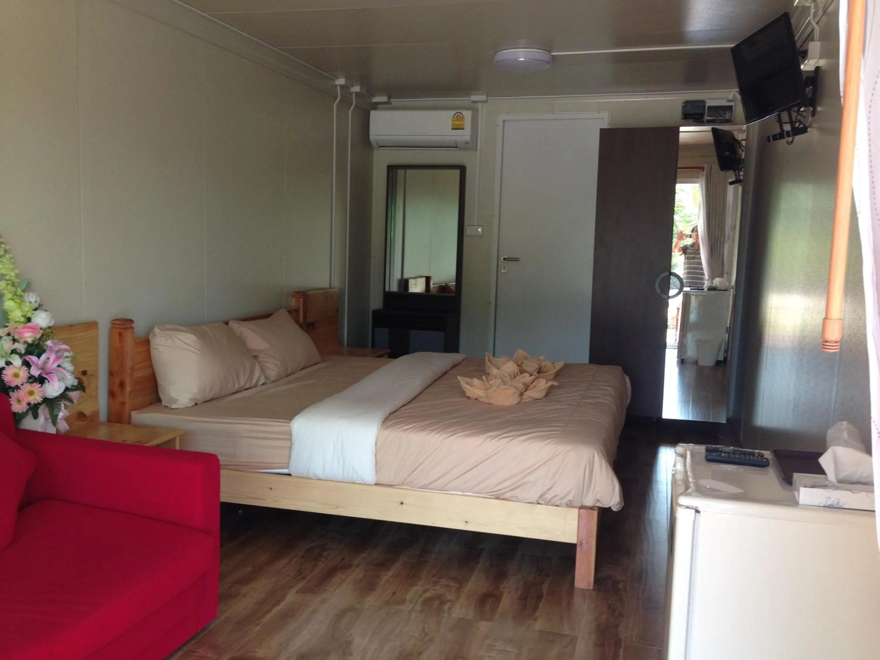 Decorative detail, Bed in Check In and Chill Out