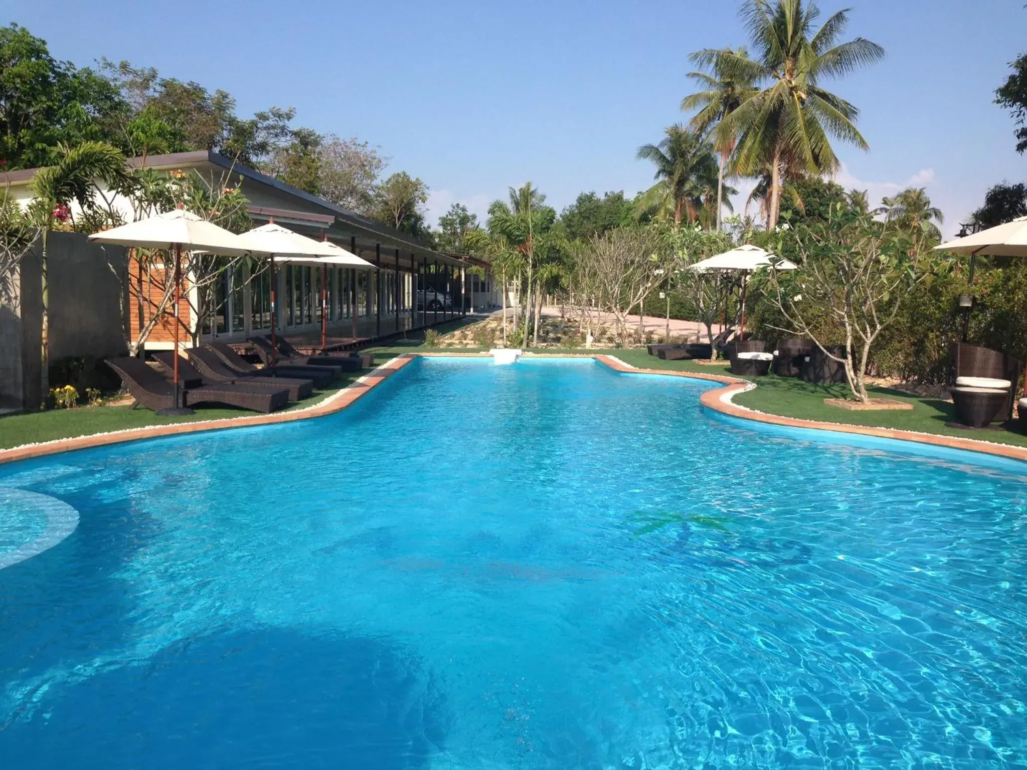 Pool view in Check In and Chill Out Pool view in Check In and Chill Out