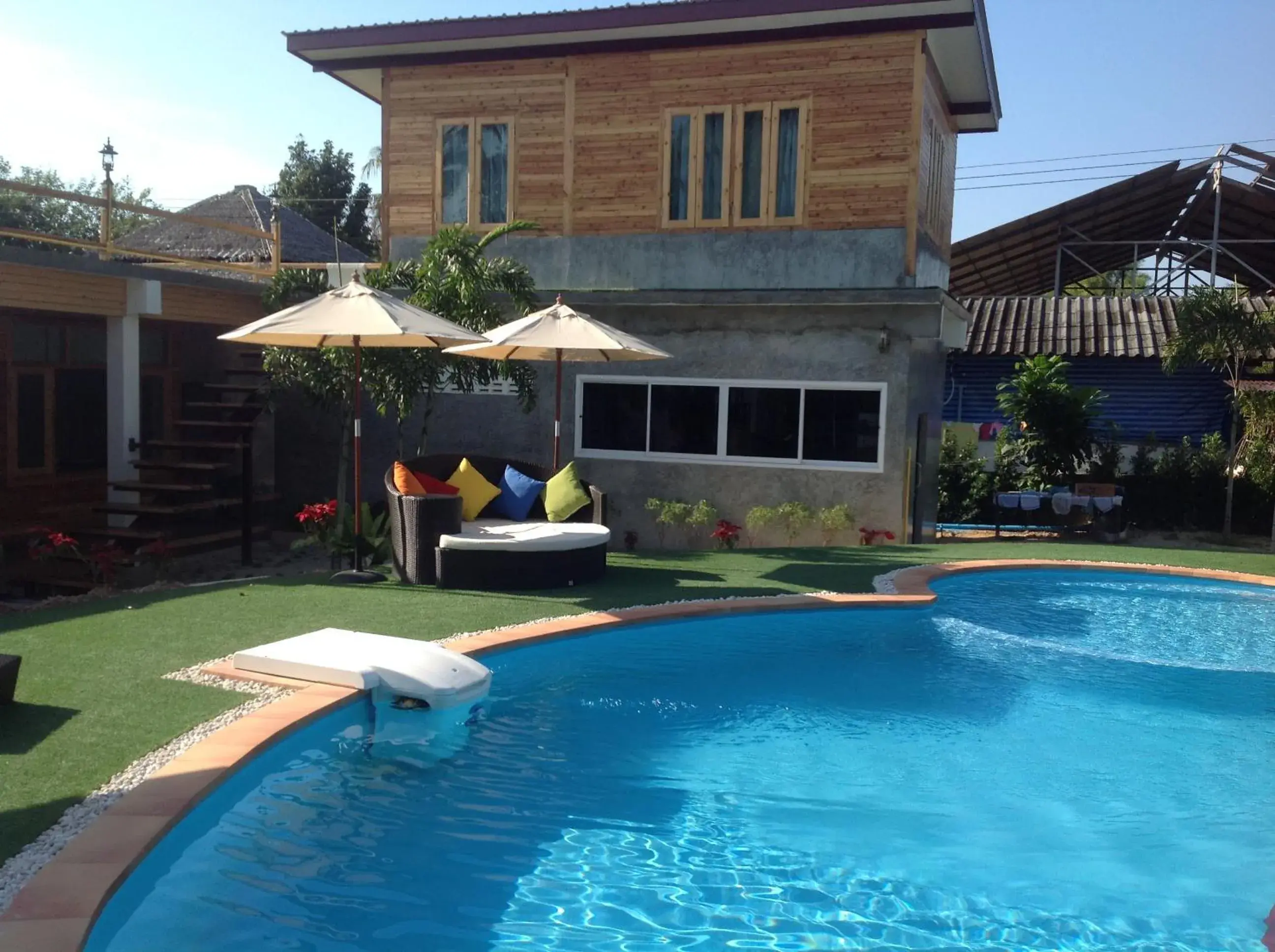 Pool view in Check In and Chill Out Pool view in Check In and Chill Out