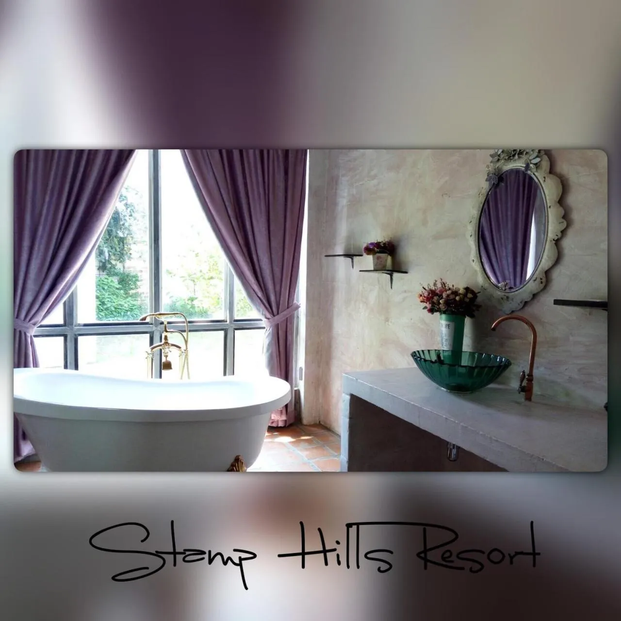 Bed in Stamp Hills Resort
