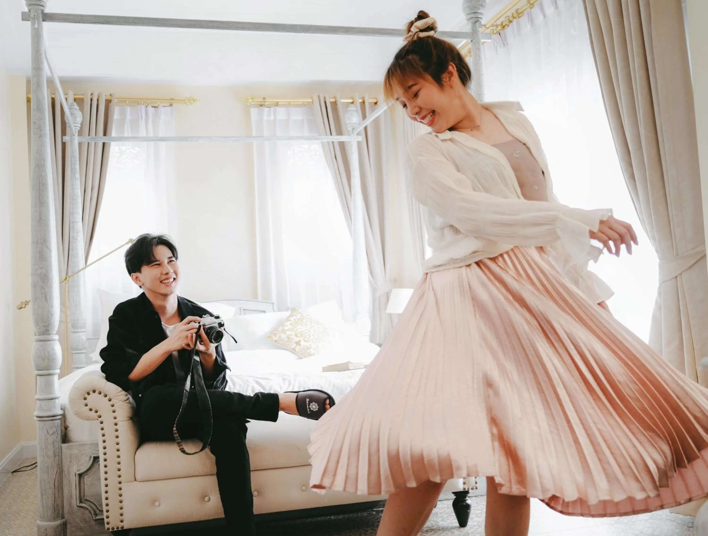 group of guests in Noursabah Boutique Bed Bangkok