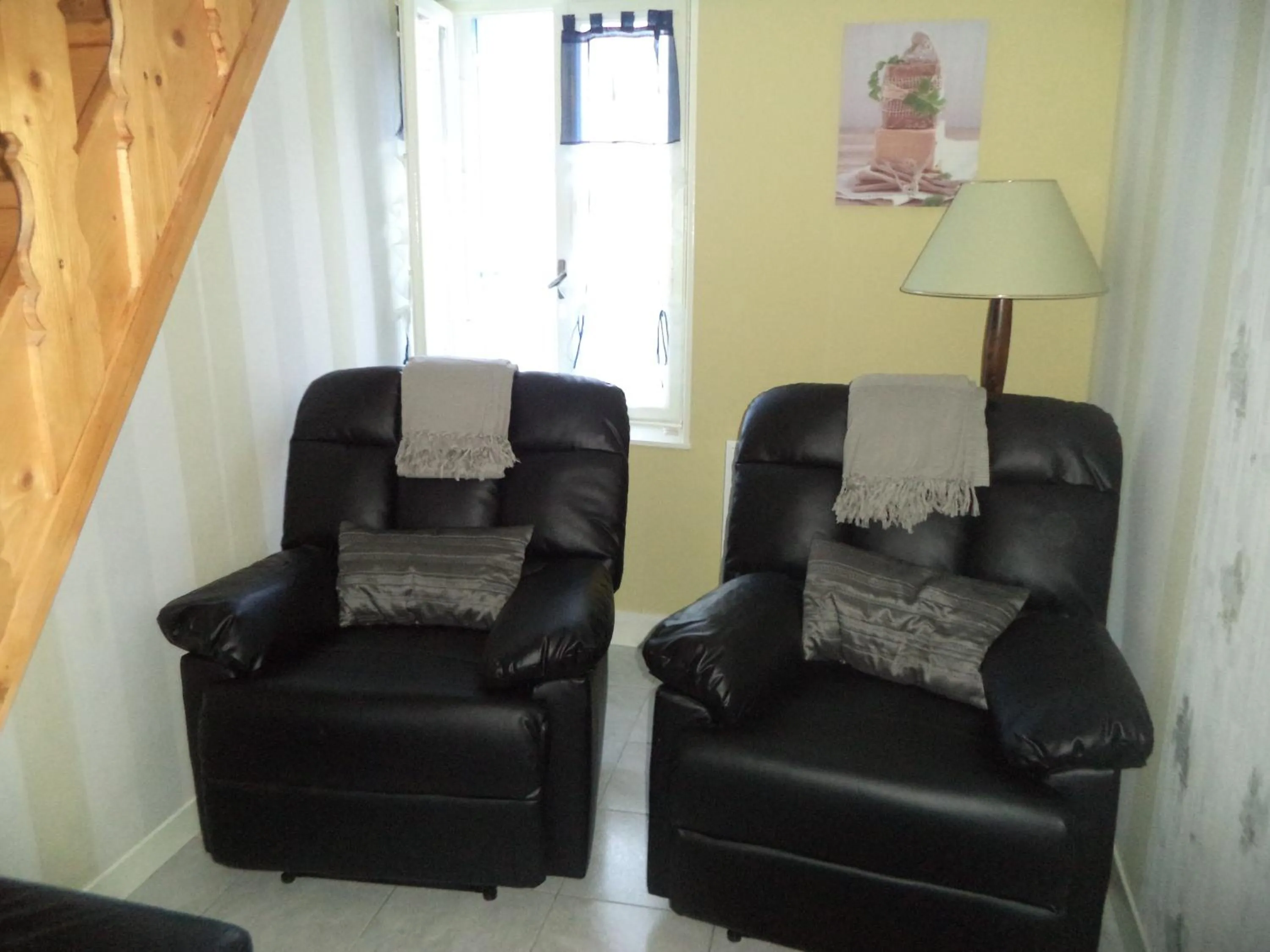 Communal lounge/ TV room in Maison de vacances à Créances