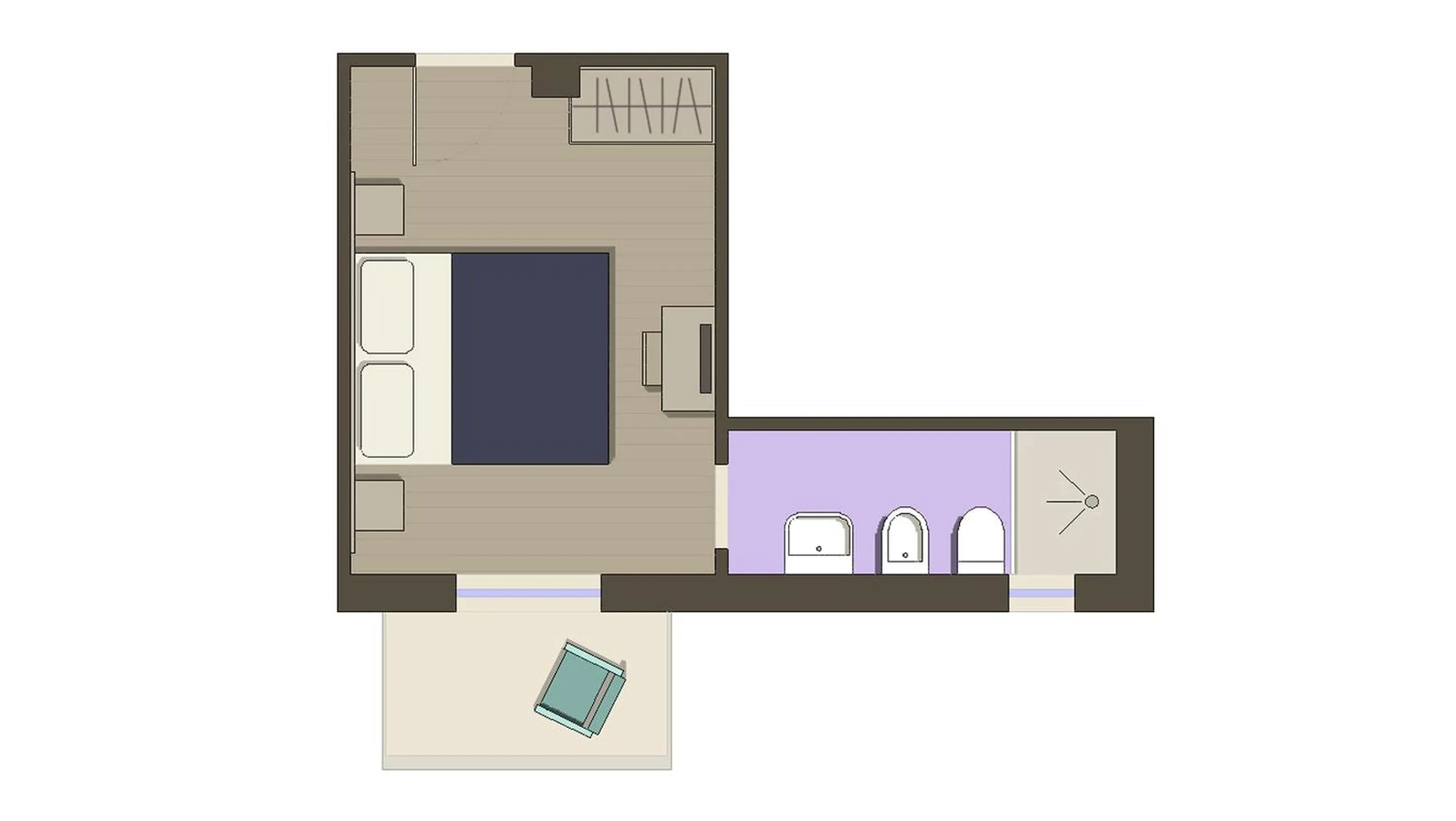 Photo of the whole room in Hotel Sorriso - molto più di una stella