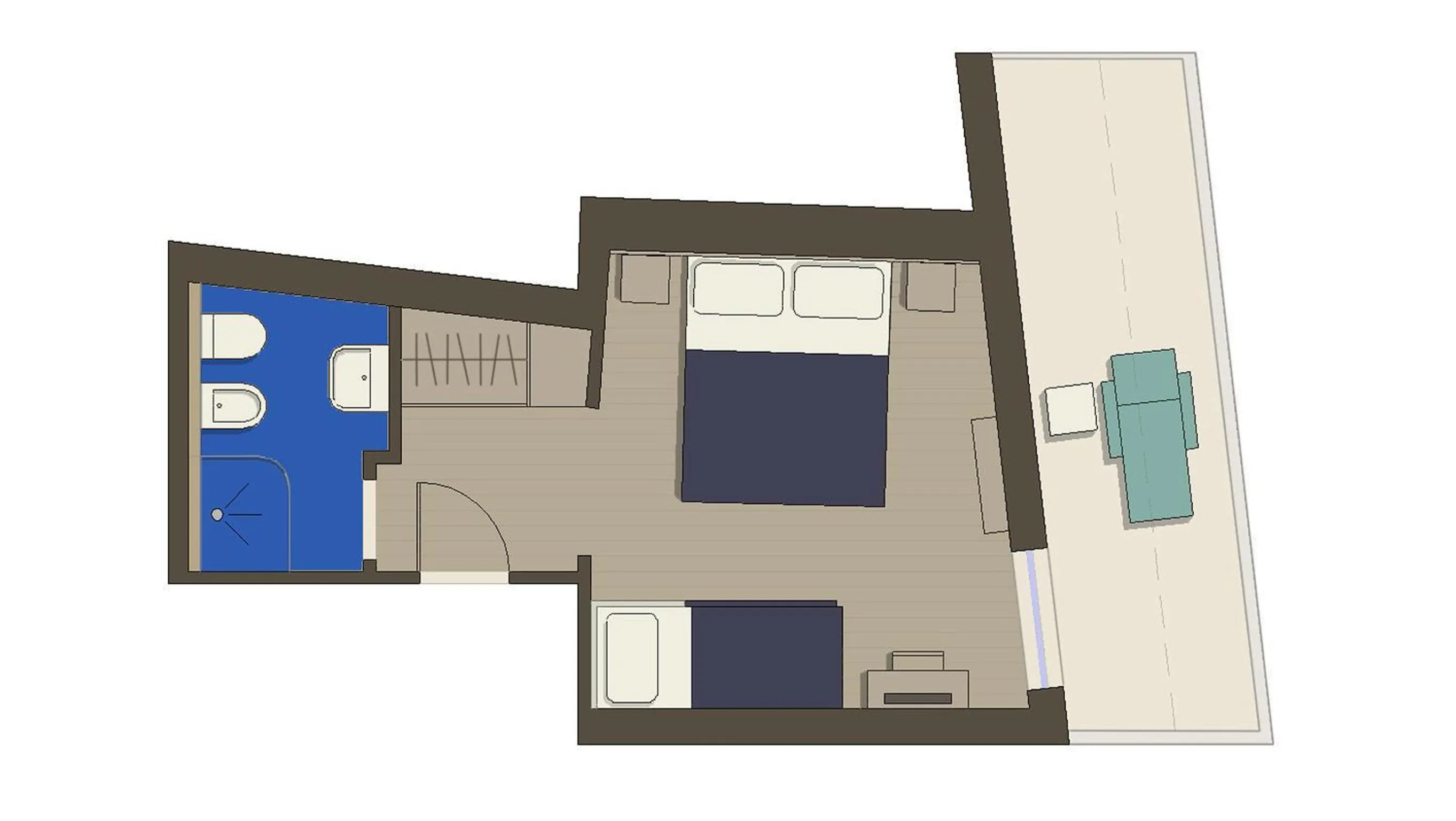 Photo of the whole room in Hotel Sorriso - molto più di una stella