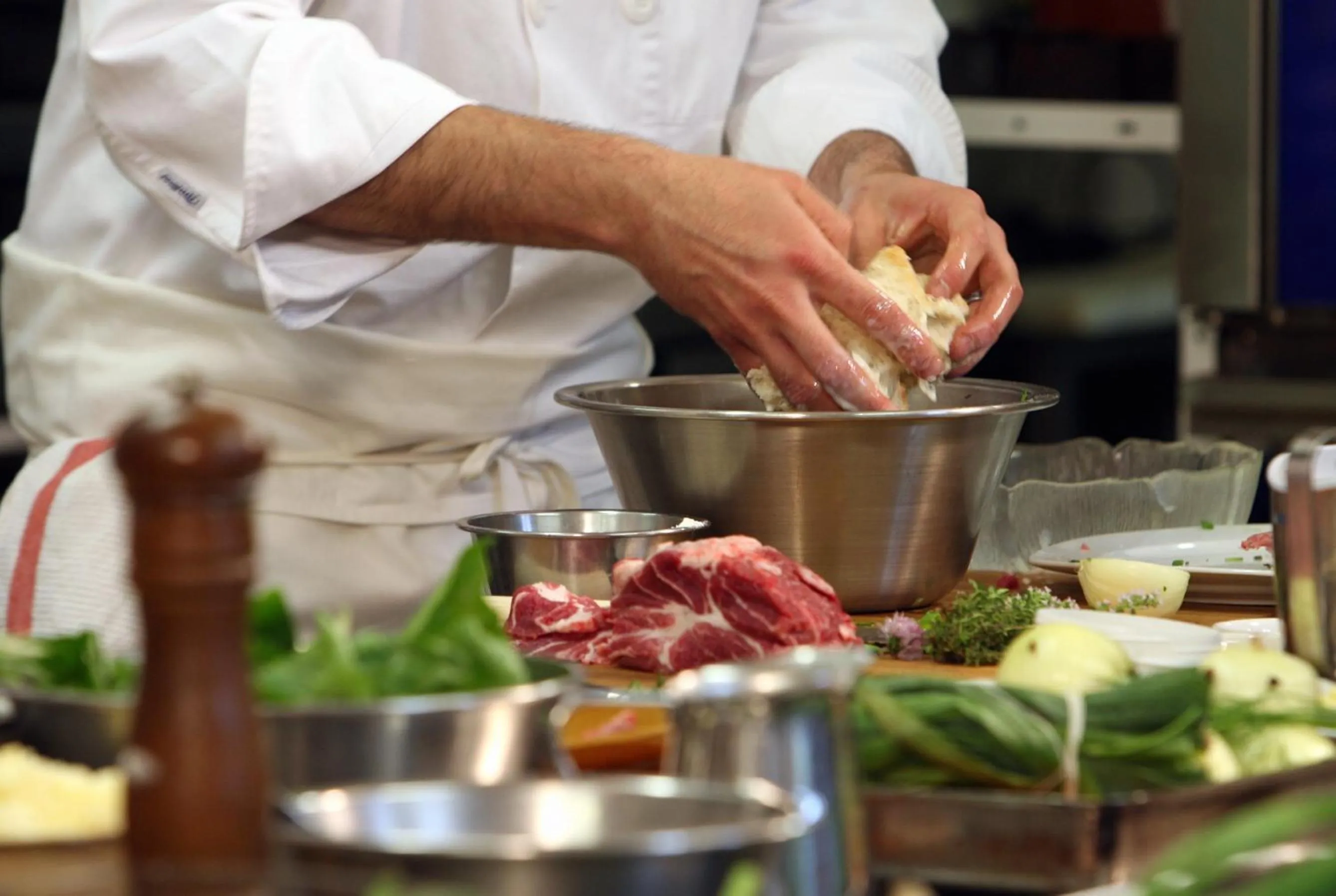 Food and drinks in Logis Auberge du Barrez