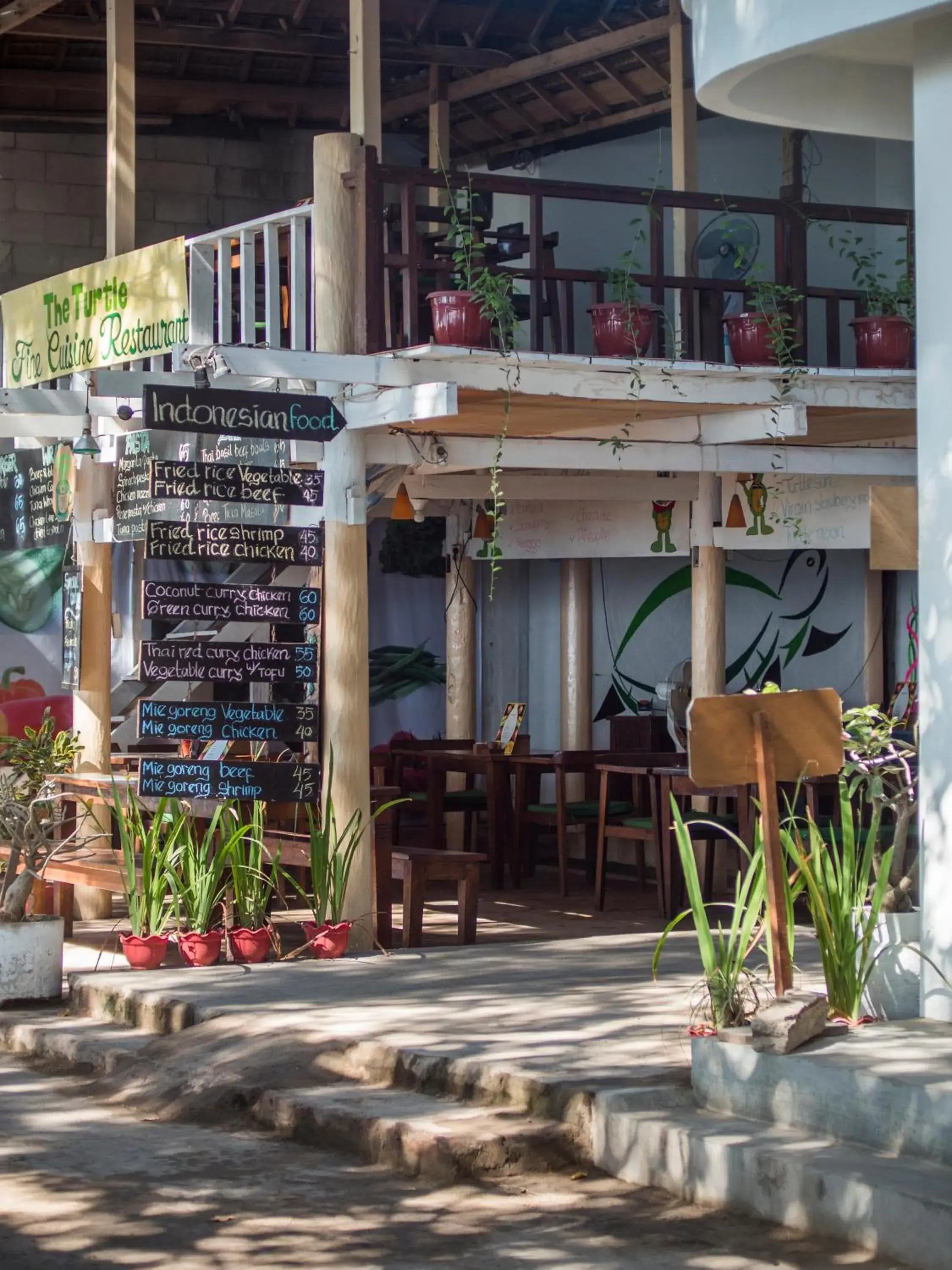 Restaurant/places to eat in Gili Turtle Beach Resort Restaurant/places to eat in Gili Turtle Beach Resort