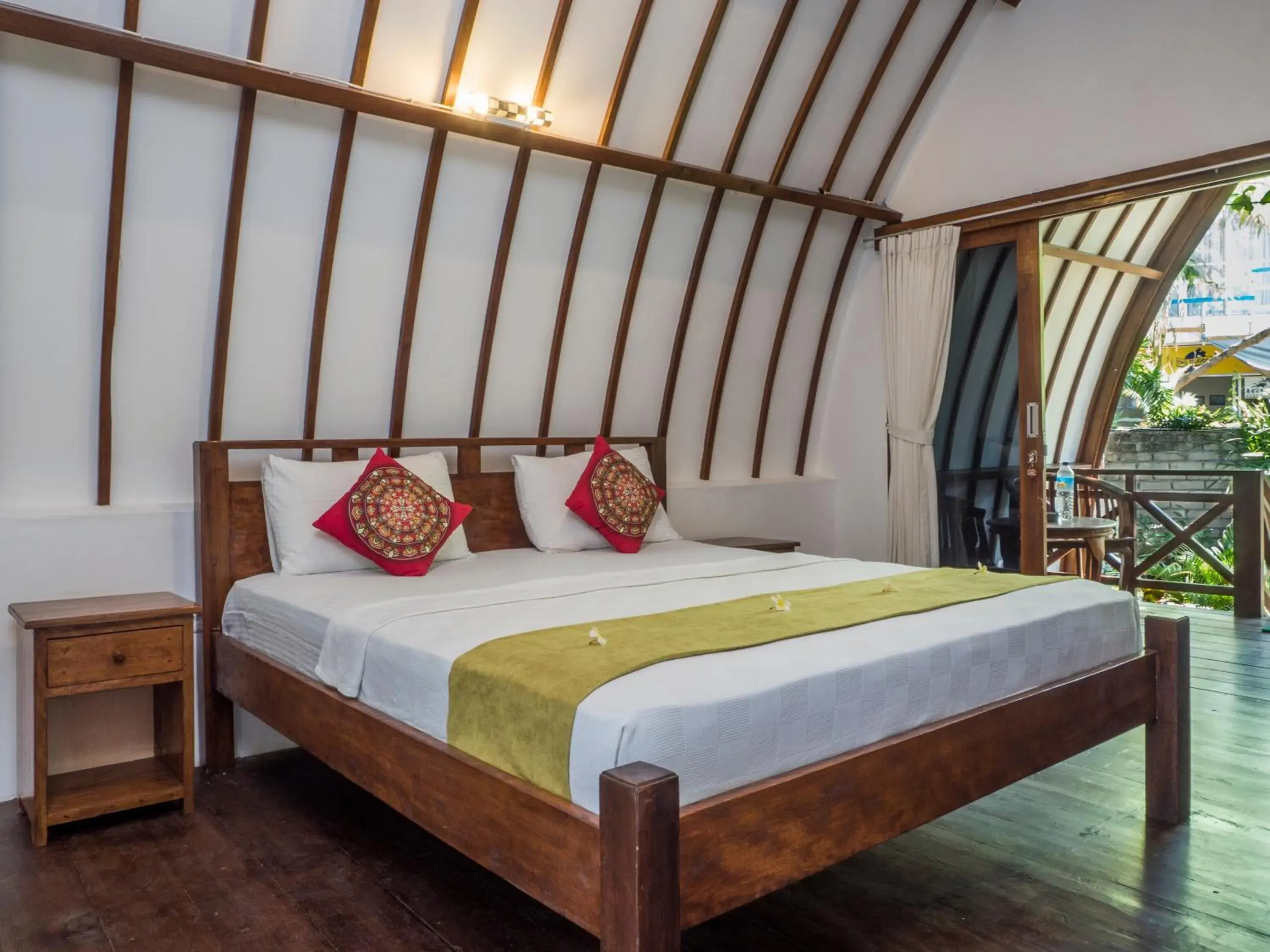 Bed in Gili Turtle Beach Resort Bed in Gili Turtle Beach Resort