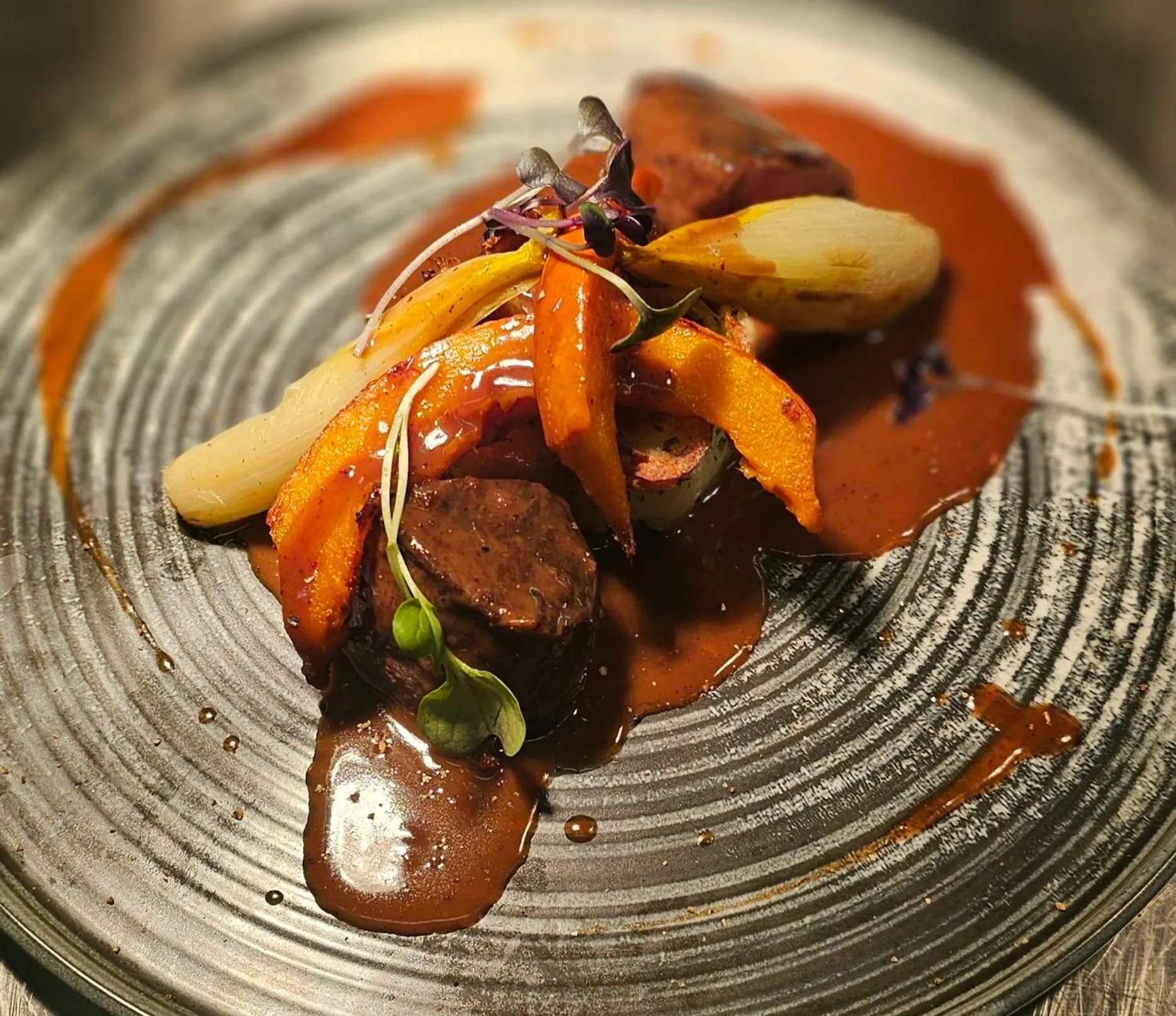 Food close-up in Hotel Les 3 Cles