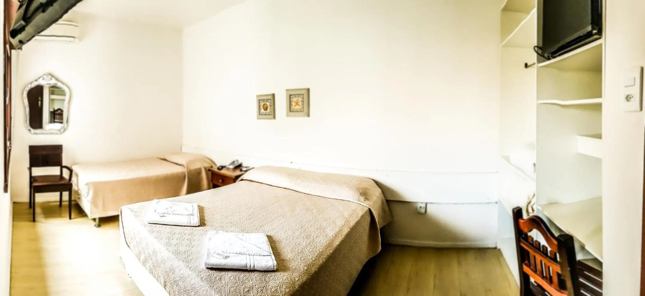 Bed in Porto Rei Residence Hotel