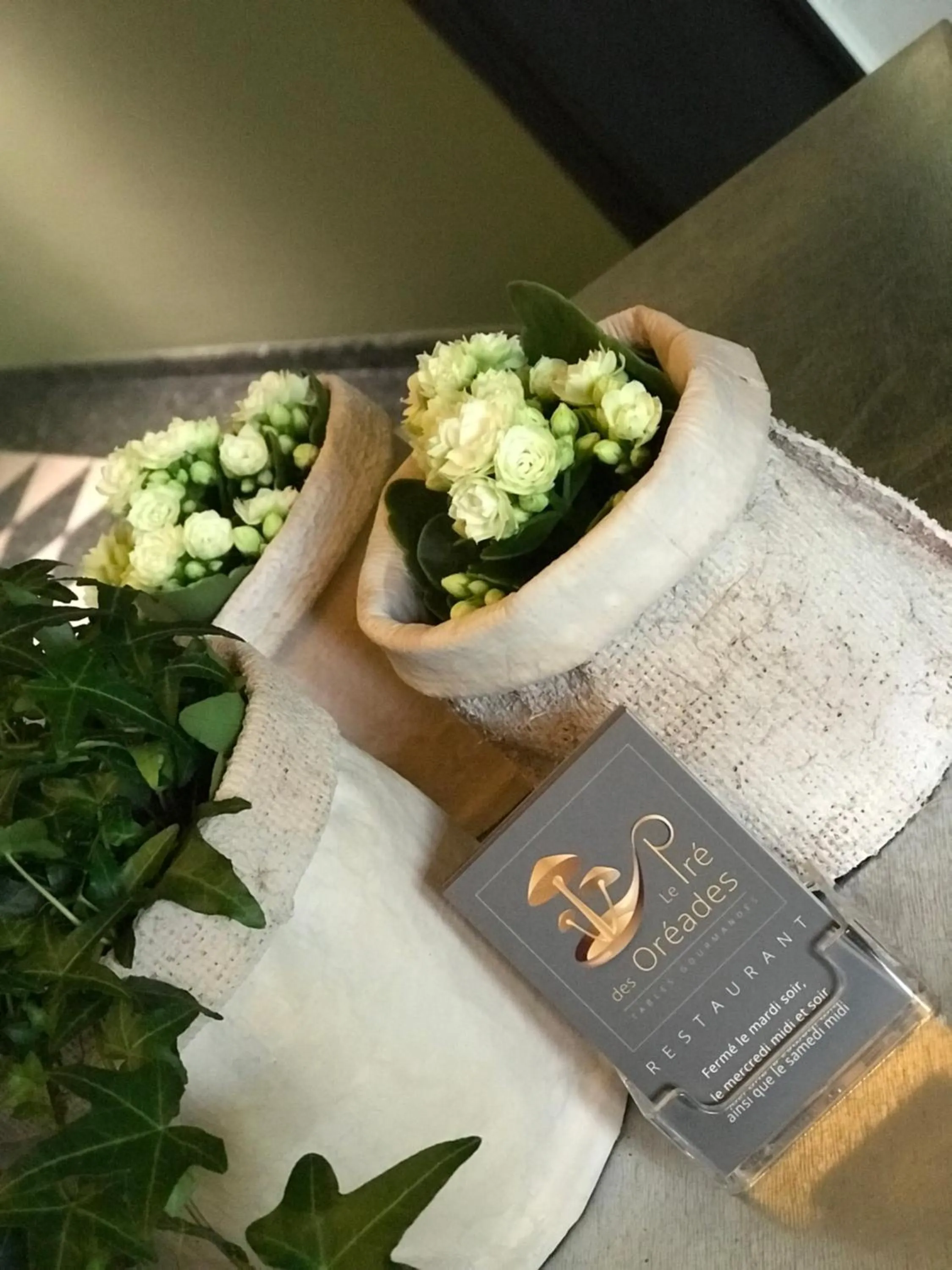 Decorative detail in Hotel La Heid des Pairs