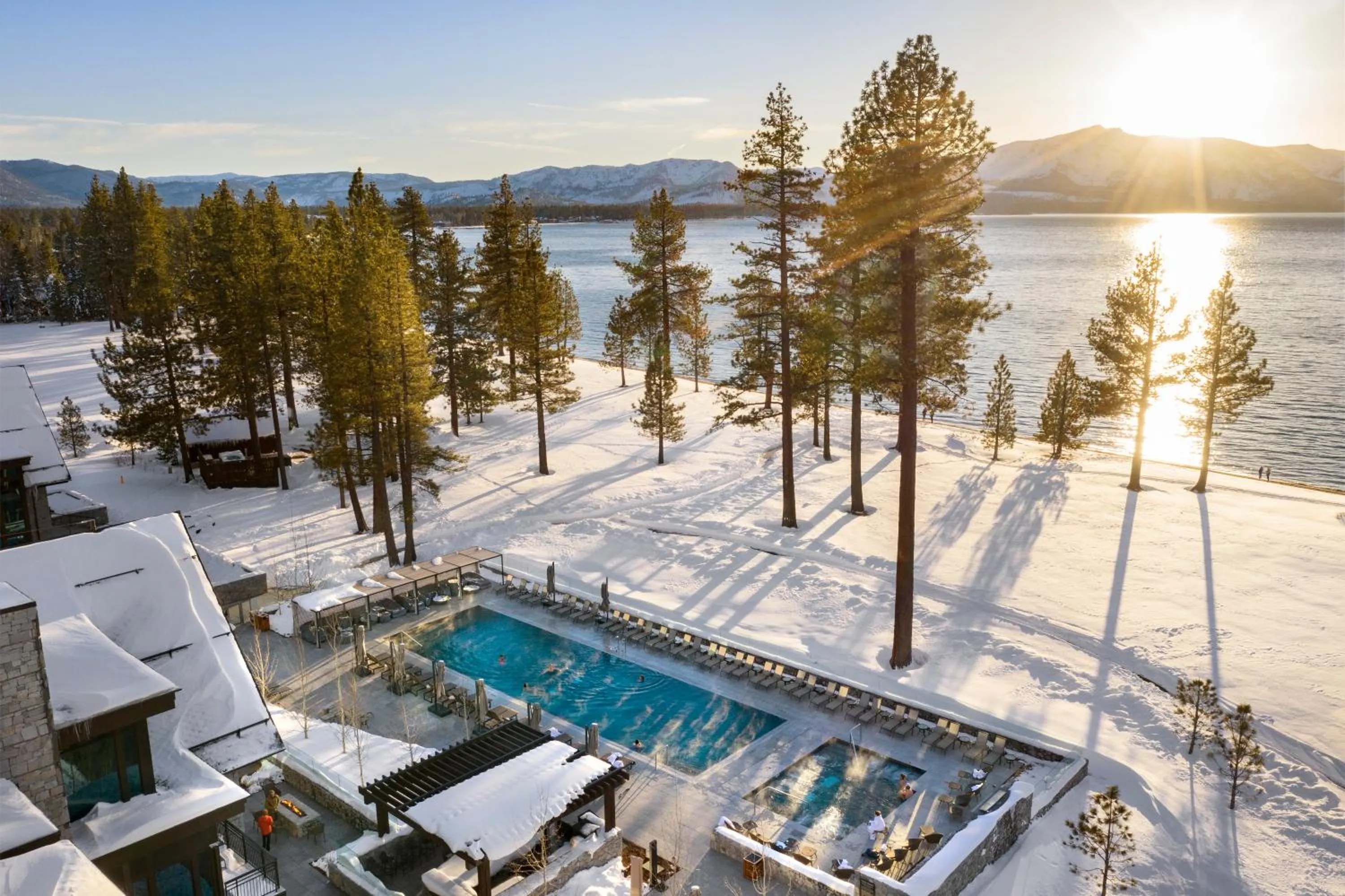 Bird's eye view in Edgewood Tahoe Resort