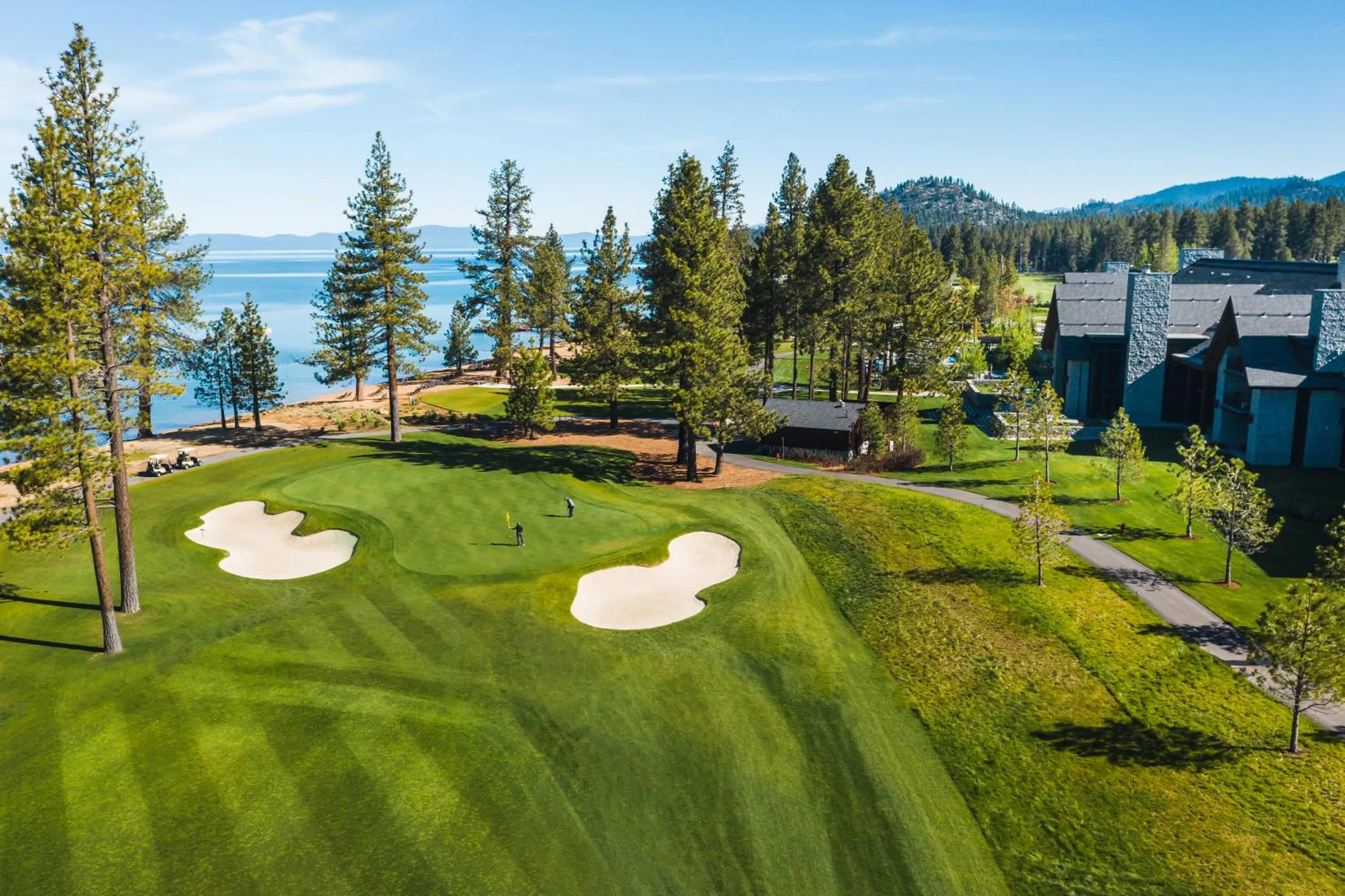 Bird's eye view in Edgewood Tahoe Resort