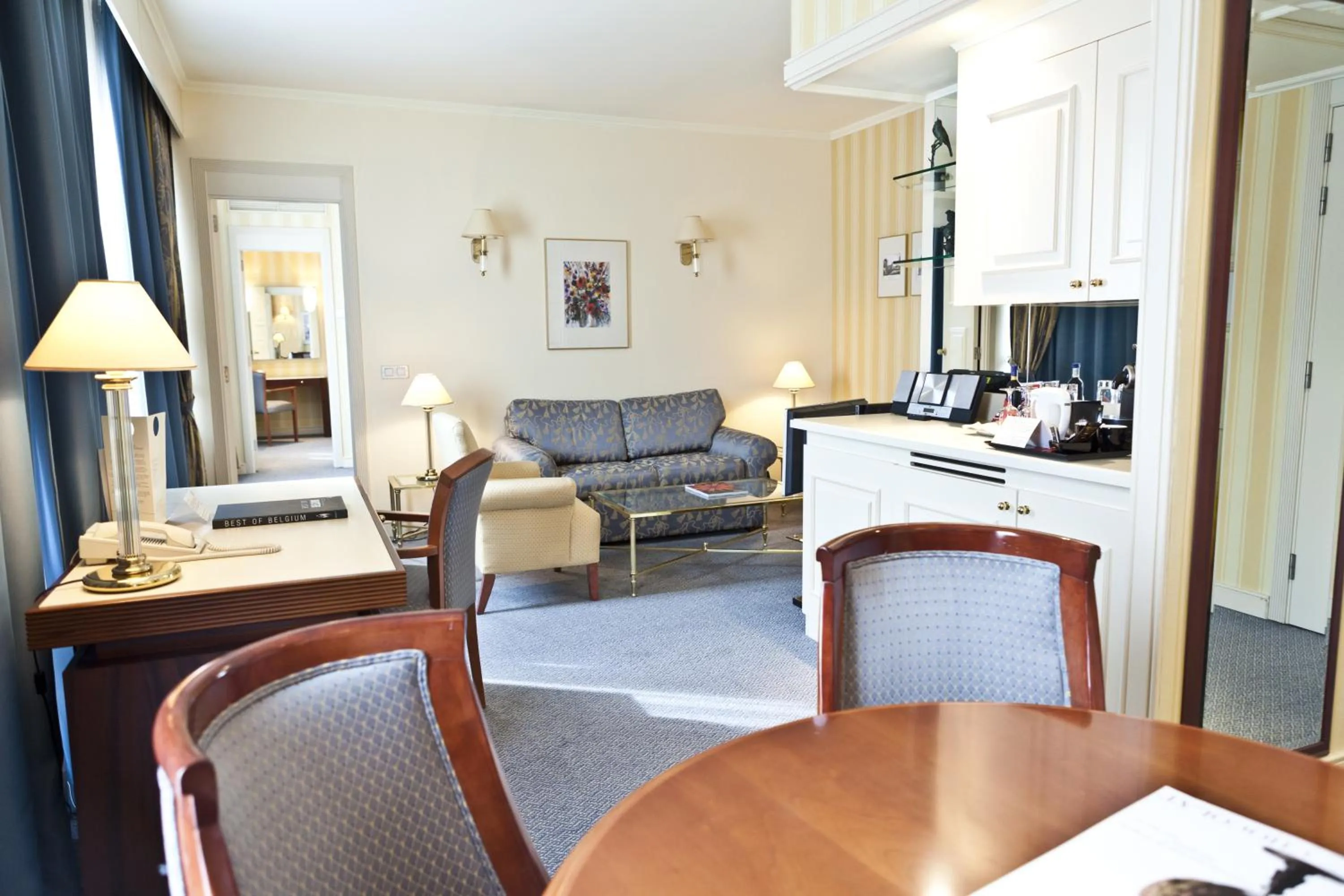 Living room in Hotel Le Châtelain