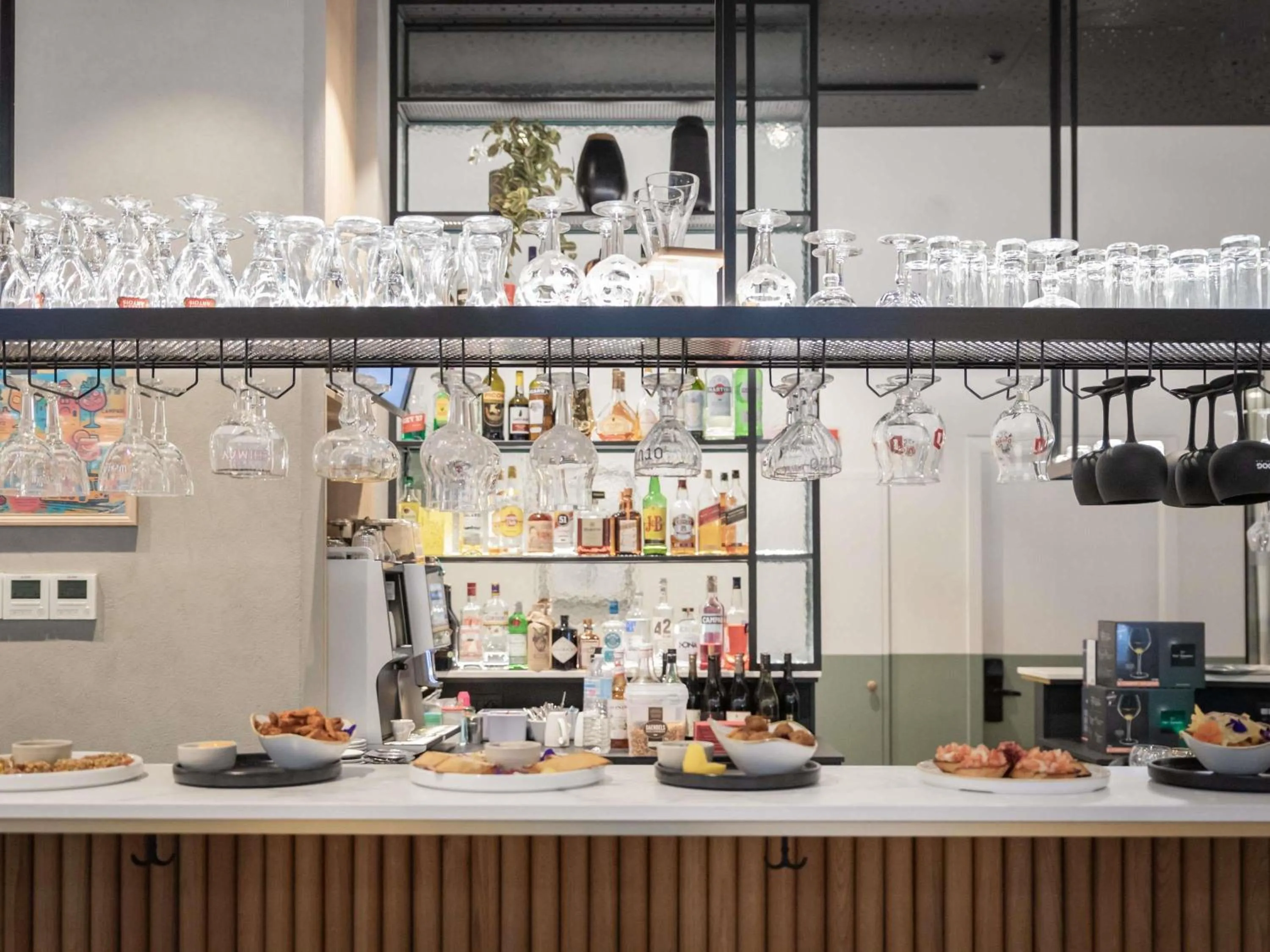 Lounge or bar in Hotel Novotel Brussels Off Grand Place