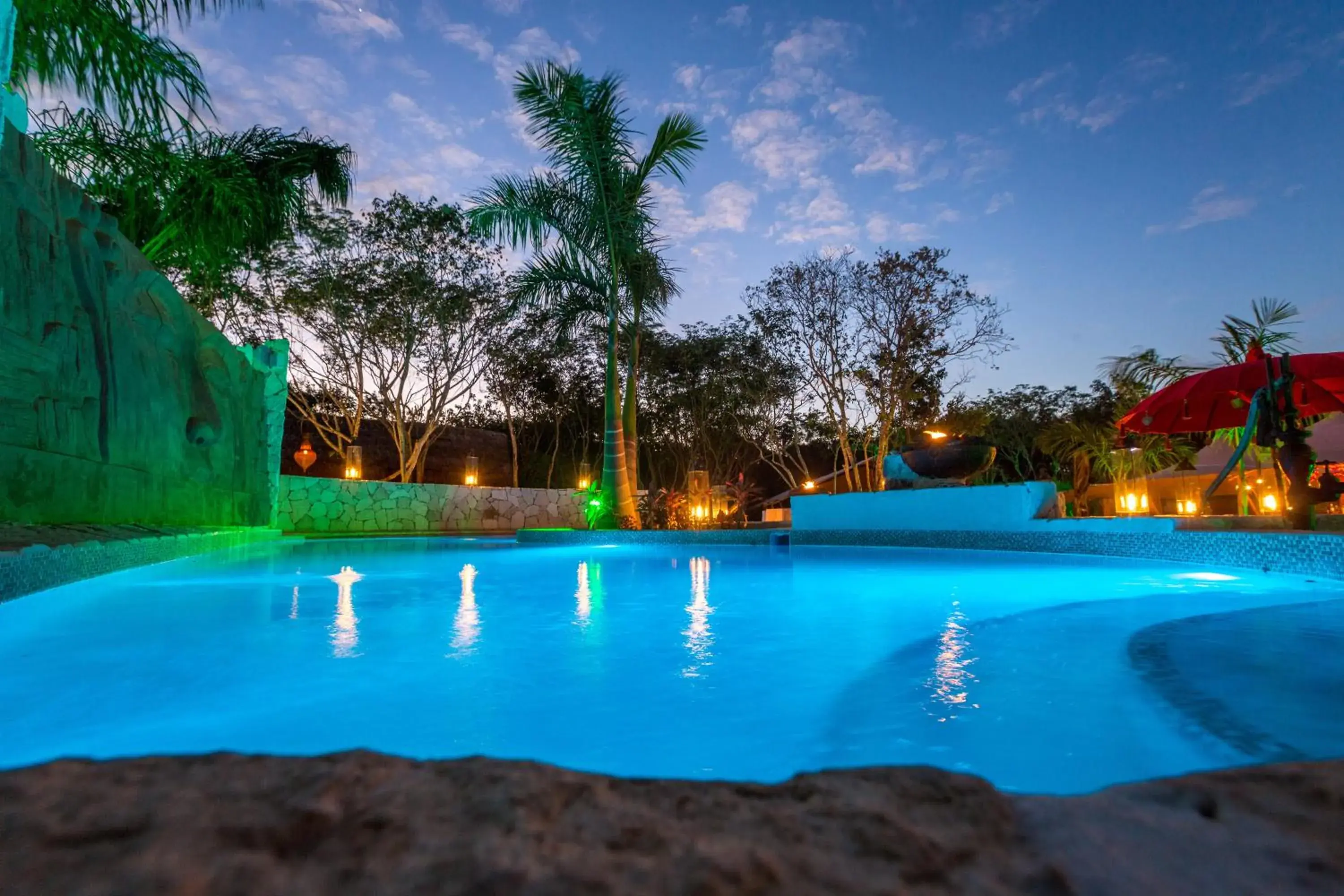 Swimming pool in Serenity Authentic Glamping Tulum Swimming pool in Serenity Authentic Glamping Tulum