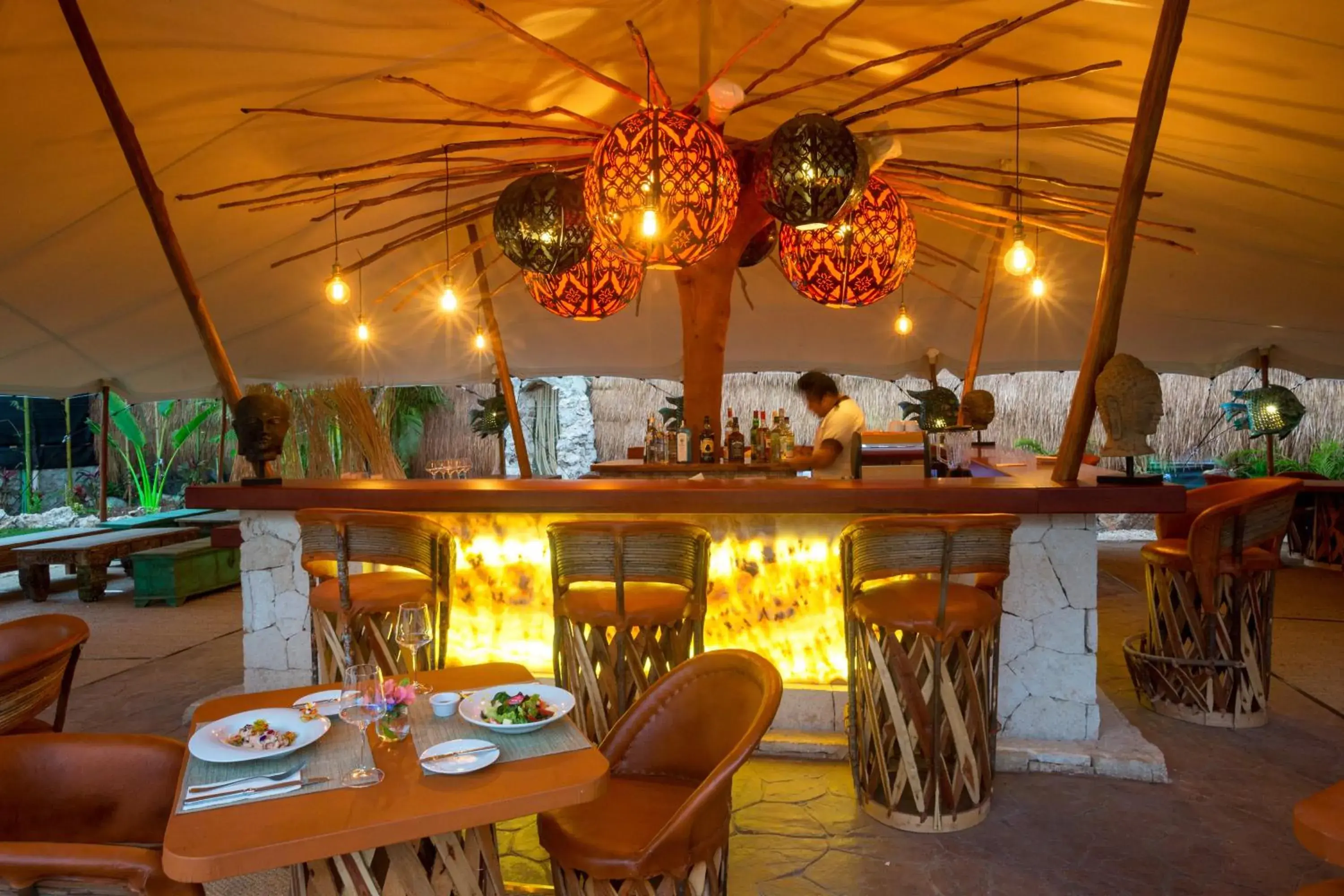 Restaurant/places to eat in Serenity Authentic Glamping Tulum Restaurant/places to eat in Serenity Authentic Glamping Tulum