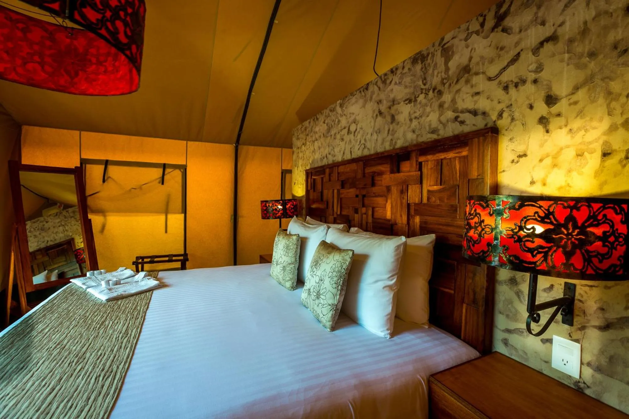 Bedroom, Bed in Serenity Authentic Glamping Tulum