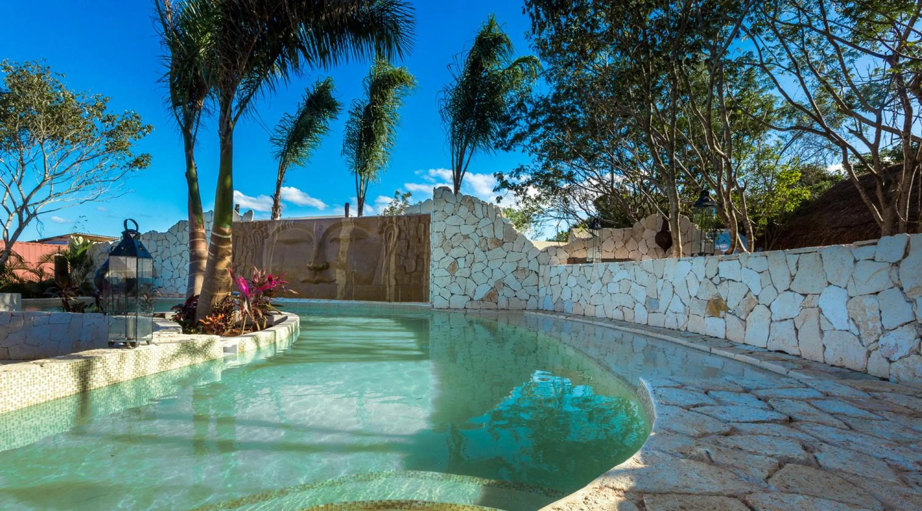 Swimming pool in Serenity Authentic Glamping Tulum