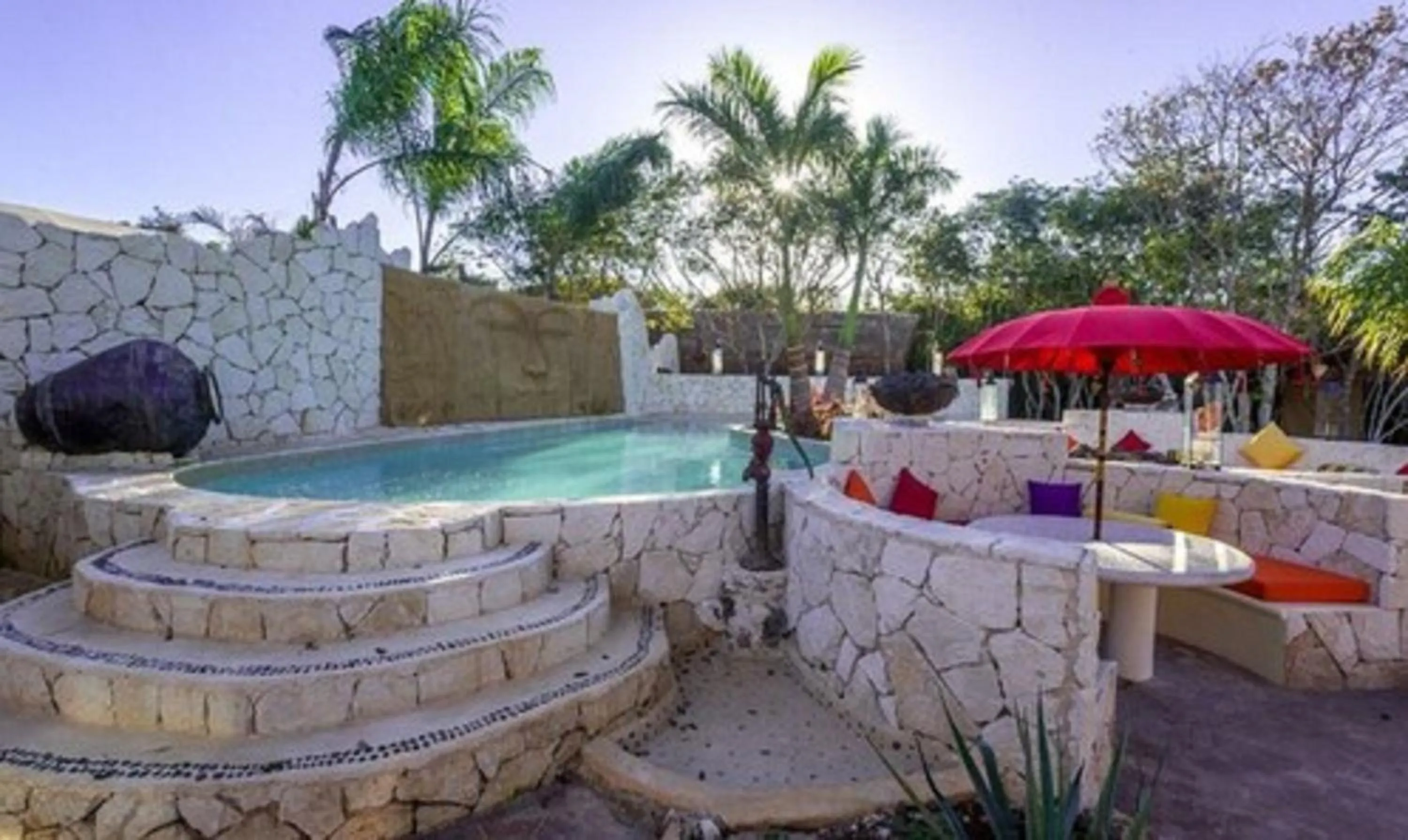 Swimming pool in Serenity Authentic Glamping Tulum