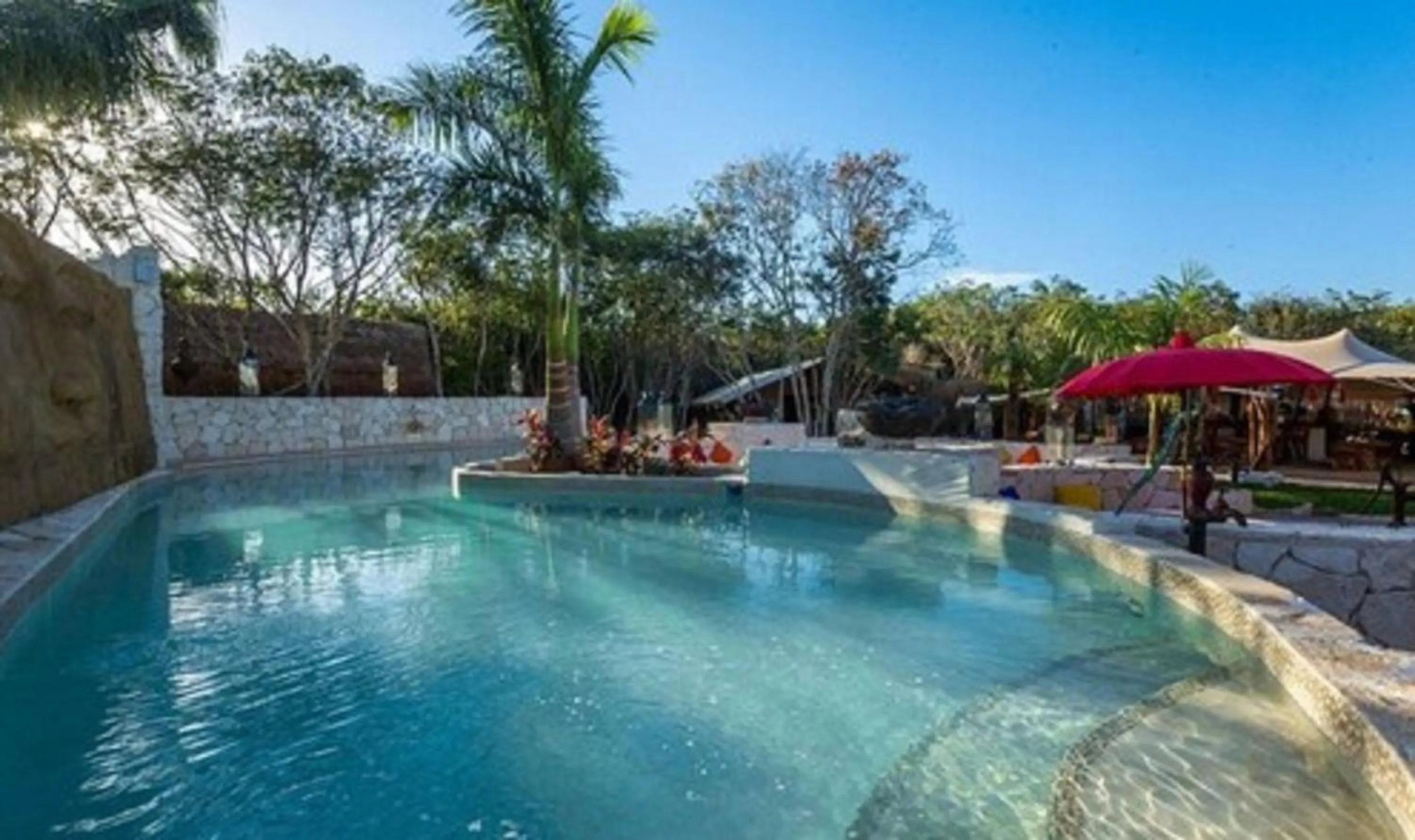 Swimming pool in Serenity Authentic Glamping Tulum
