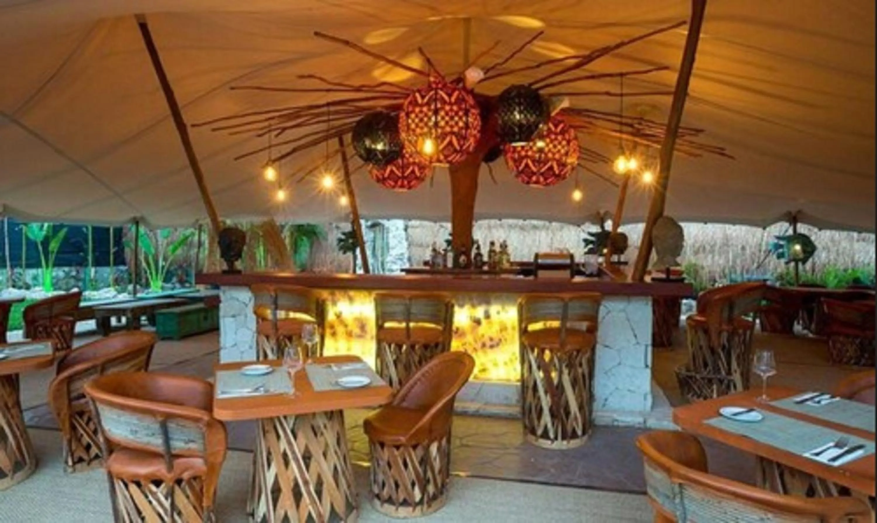 Restaurant/places to eat in Serenity Authentic Glamping Tulum