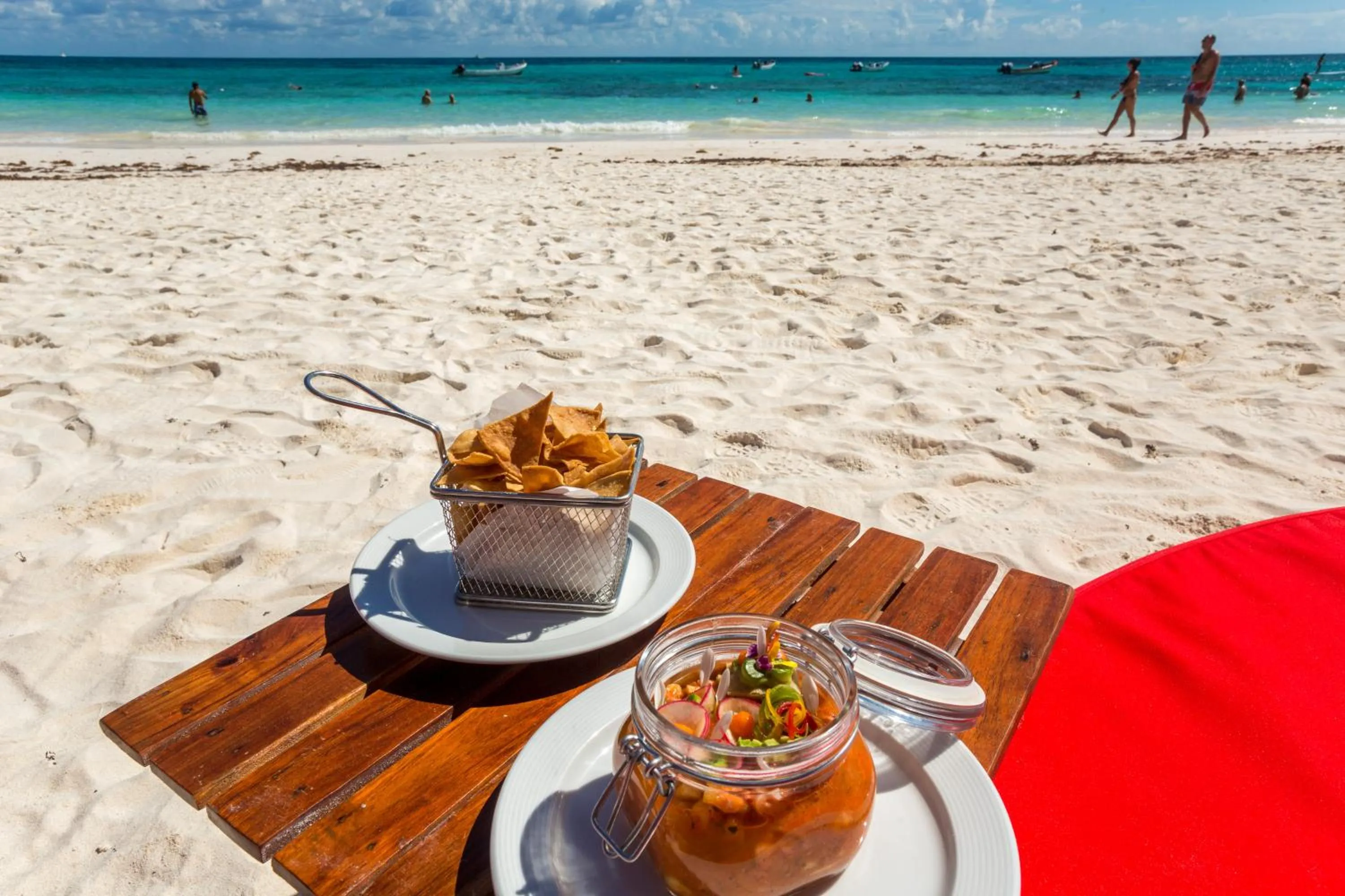 Food close-up in Serenity Authentic Glamping Tulum