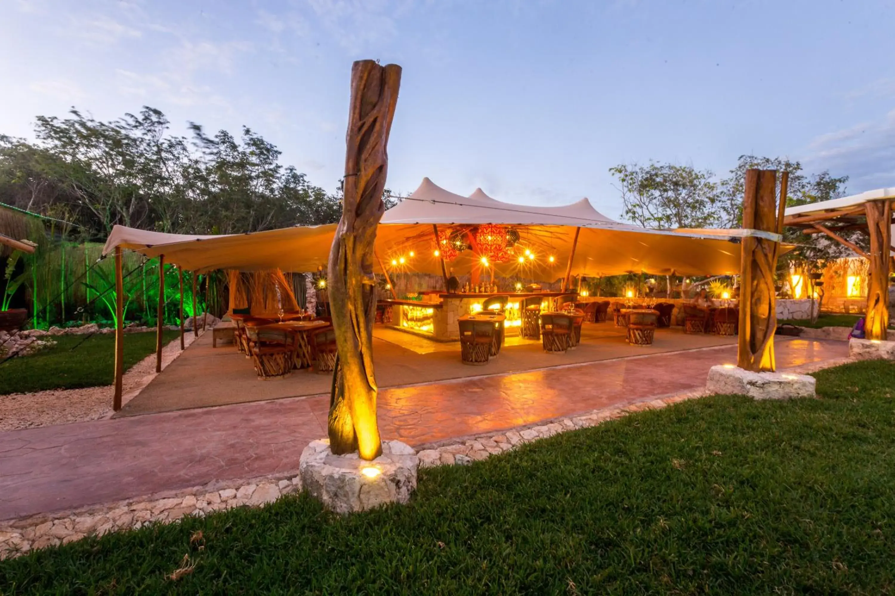 Lounge or bar in Serenity Authentic Glamping Tulum Lounge or bar in Serenity Authentic Glamping Tulum