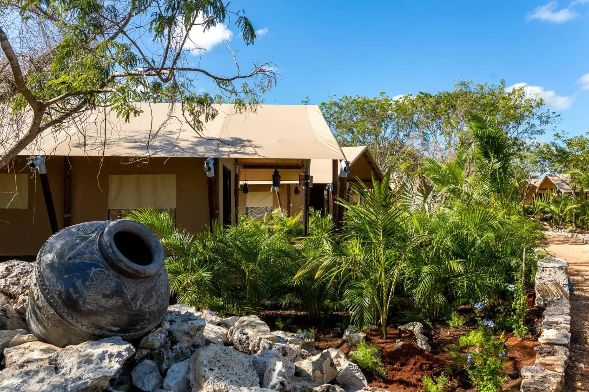 Property building in Serenity Authentic Glamping Tulum Property building in Serenity Authentic Glamping Tulum
