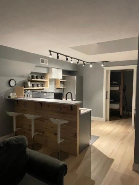 Kitchen or kitchenette in Hotel Rapids