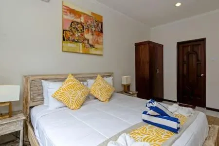 Bedroom, Bed in Villa Tiah