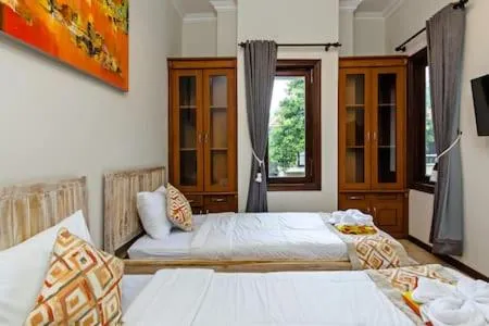 Bedroom, Bed in Villa Tiah