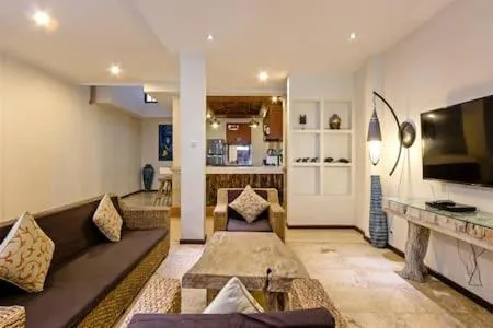 Living room in Villa Tiah